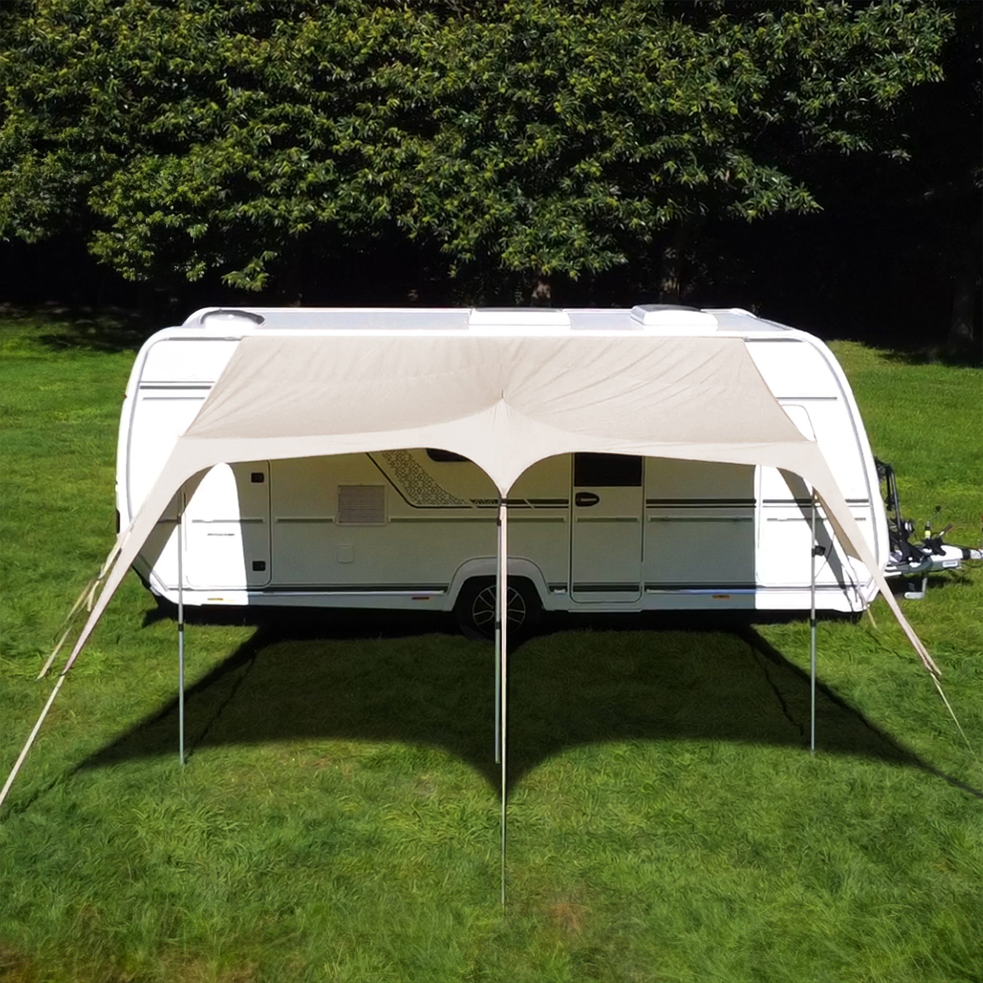 Sonnensegel your GEAR Scilla TC Caravan Tarp Wohnwagen Sonnensegel 400 x 250cm