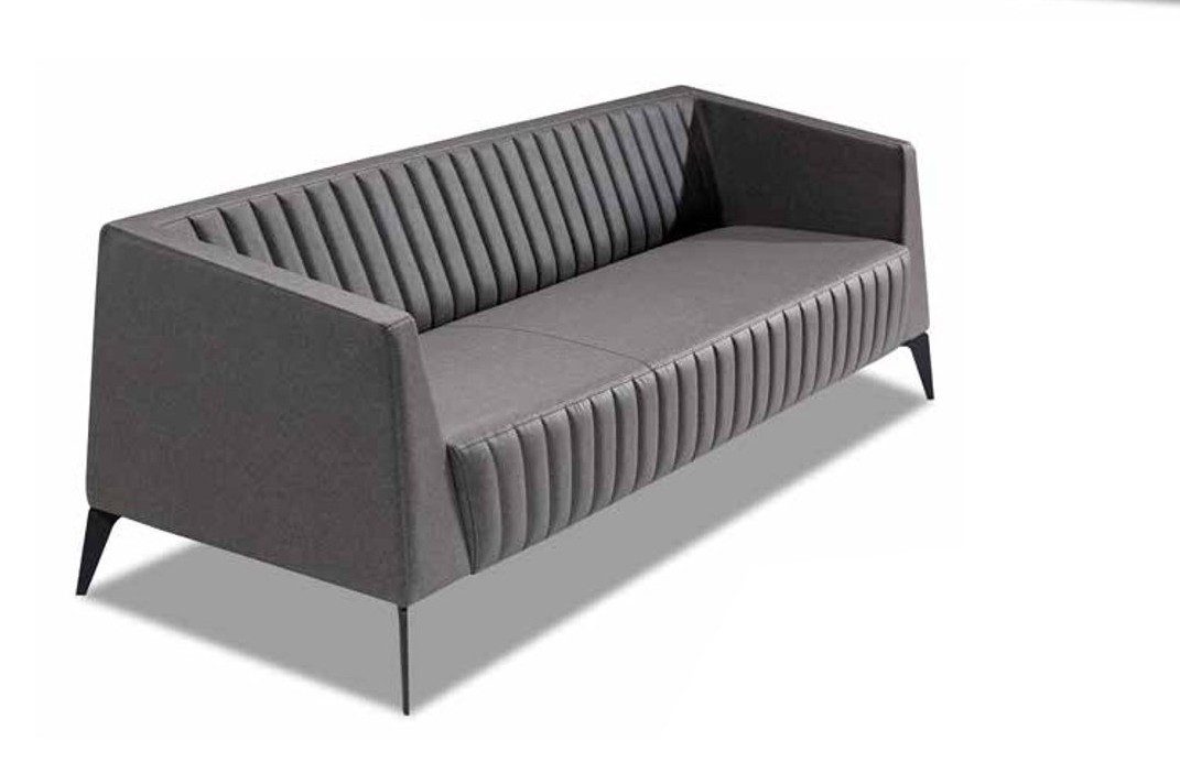 Xlmoebel Polstergarnitur Luxus Leder Sofagarnitur 2x 3-Sitzer Designer Möbel, (Polstergarnitur, 2-tlg., 2x 3-Sitzer), Made in Europa