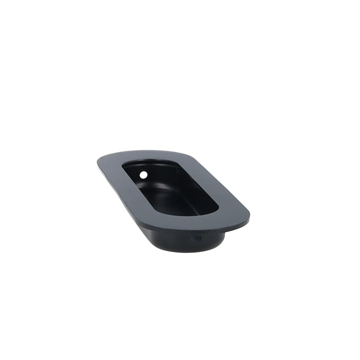 MS Beschläge Schiebetürmuschel Einlassmuschel oval 120x40mm Edelstahl Möbelgriff, Muschelgriff gebürstet - Einlassgriff Türgriff – Bild 4 von 5