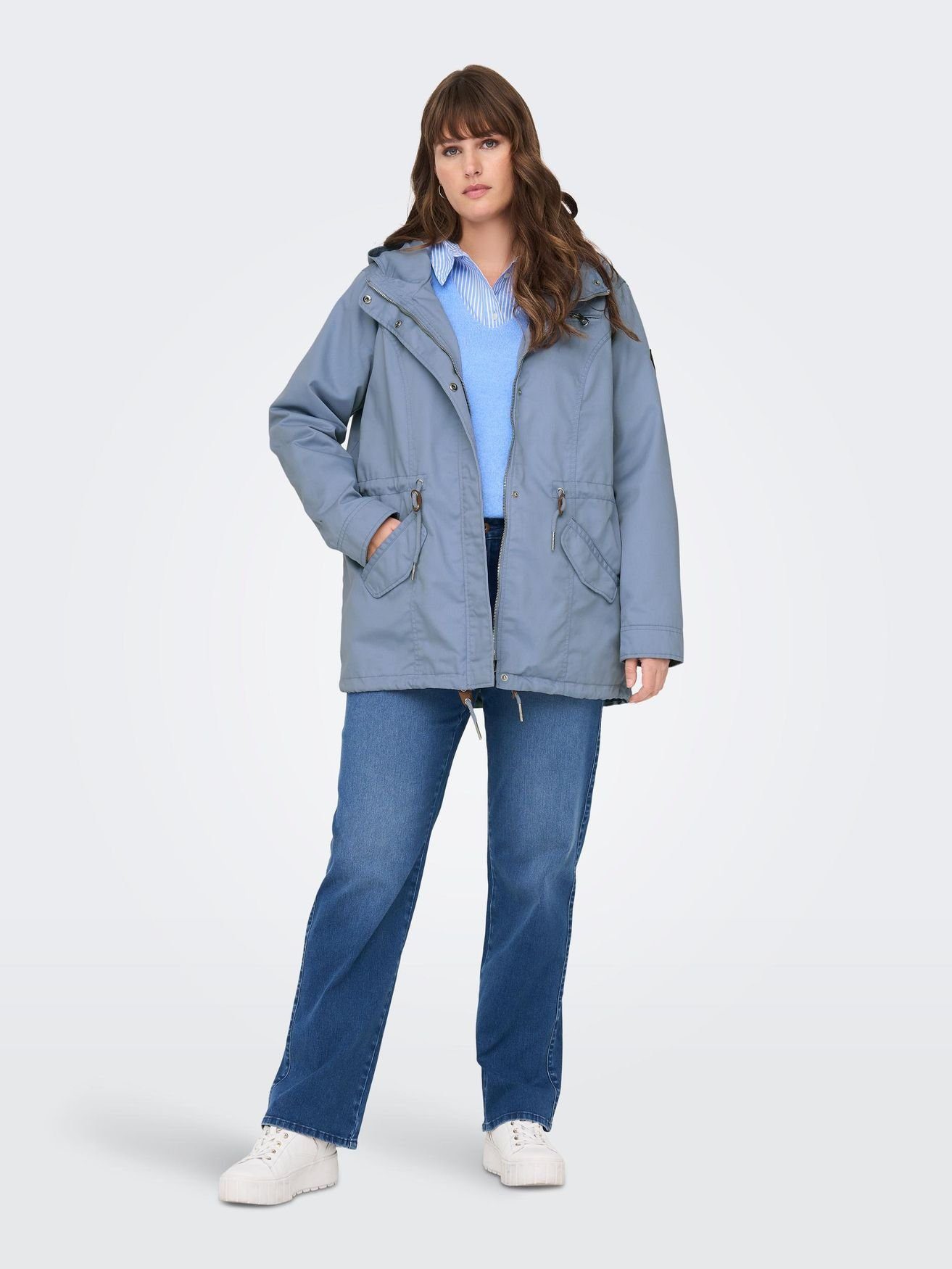 ONLY CARMAKOMA Blouson CARLORCA SPRING CANVAS PARKA OTW NOOS - 15288766  4813 in Blau