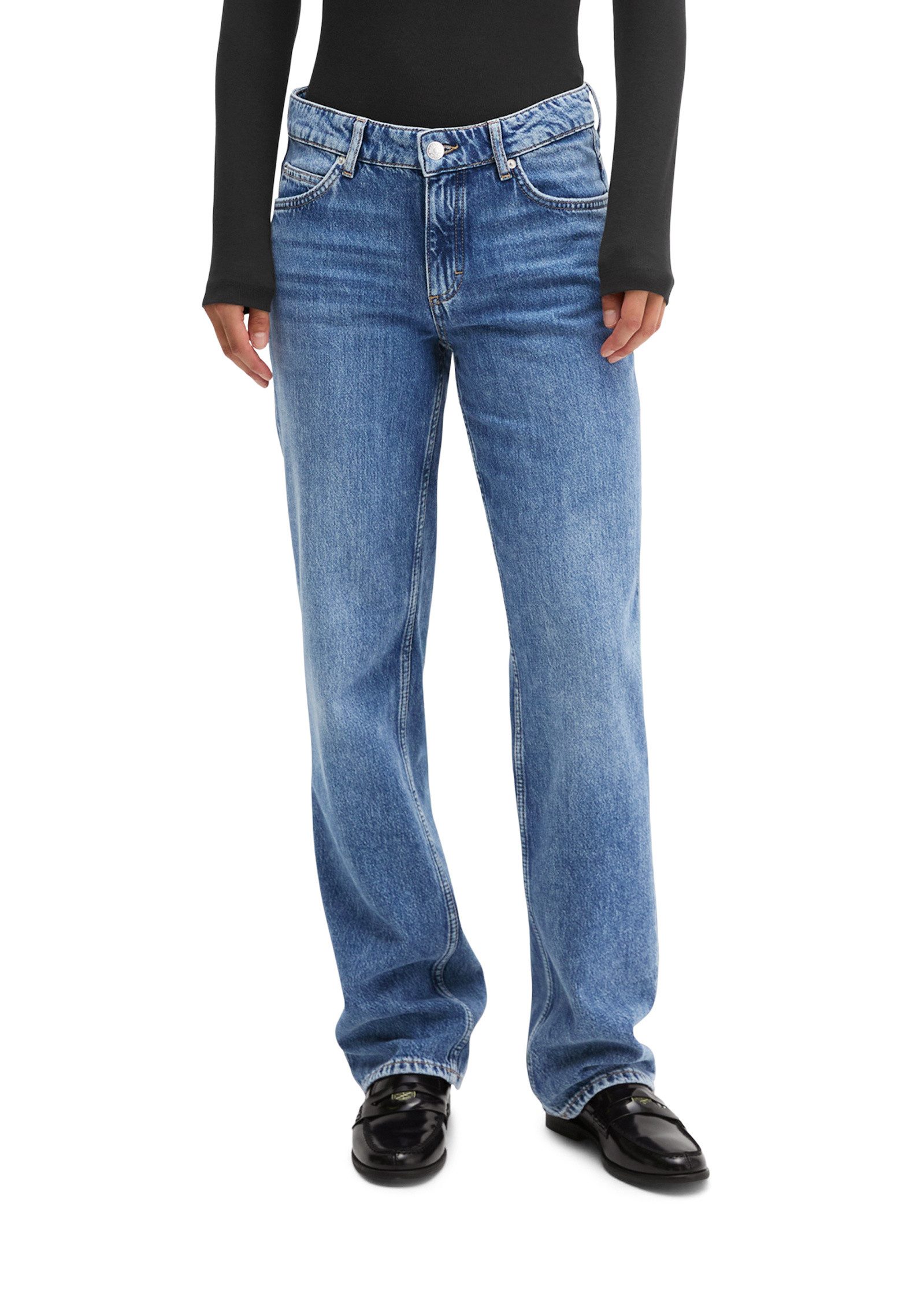 Marc O'Polo Regular-fit-Jeans aus Rigid Denim ohne Elasthan