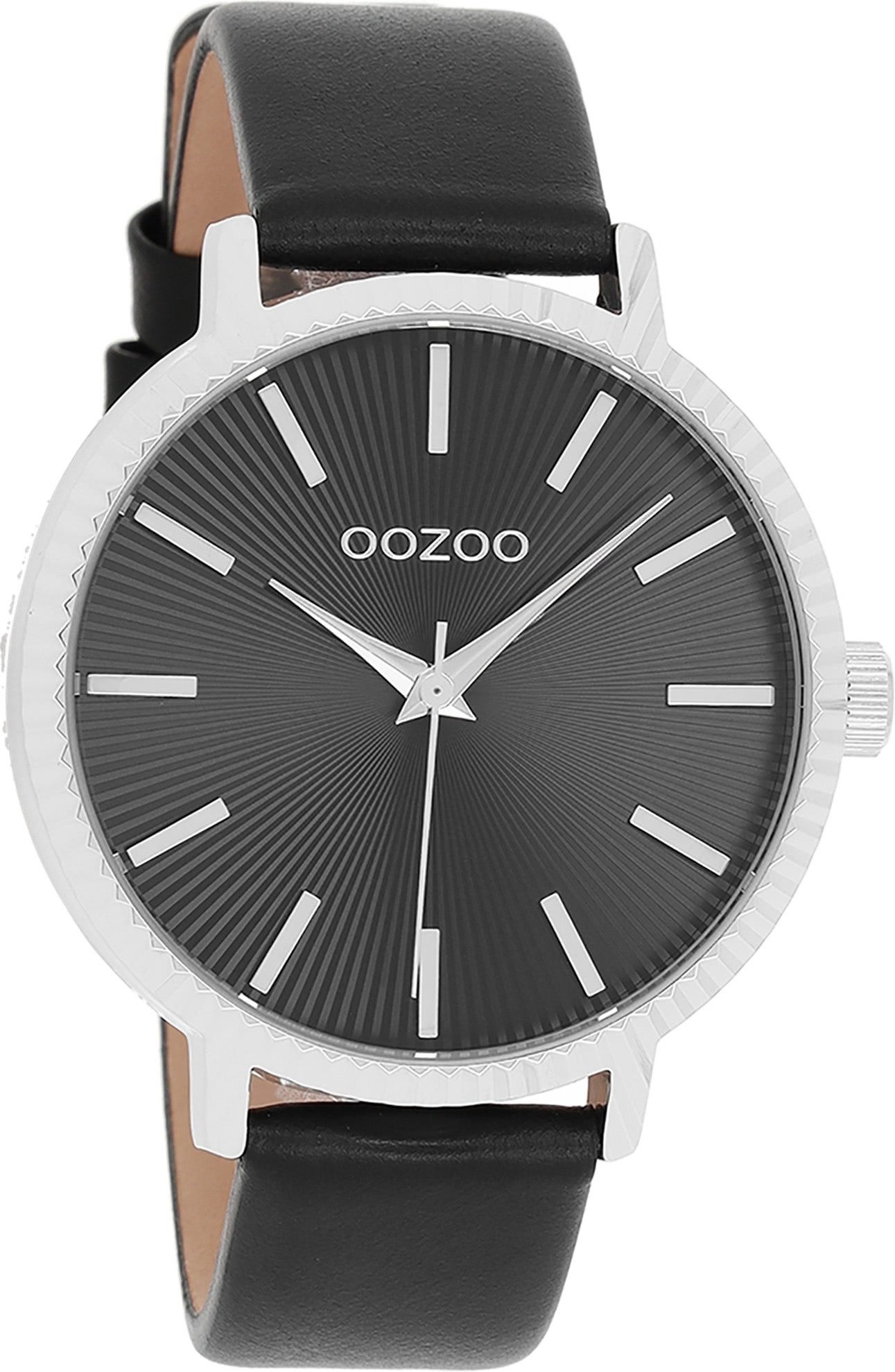 Quarzuhr Oozoo Damen Armbanduhr schwarz Analog