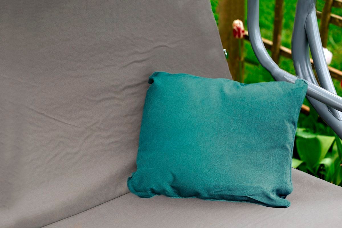Dekokissen - Dekokissenbezug, MuchoWow Wand, Kissenhülle Polyester, Outdoor-Dekorationskissen, - Grün Farbe