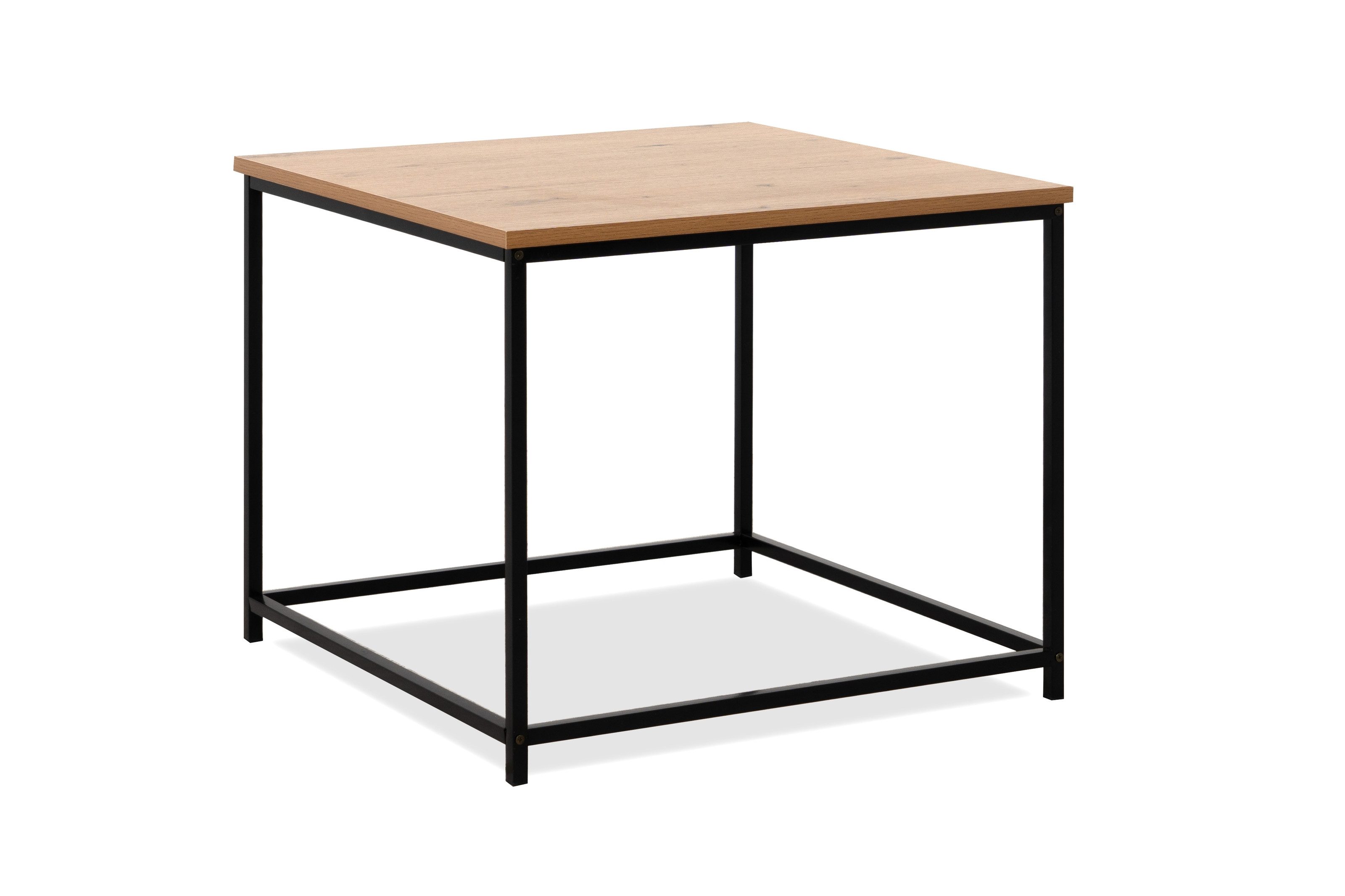 freiraum Couchtisch Trelleborg, in Dekor Artisan Oak / schwarz - 60x48x60 (BxHxT)