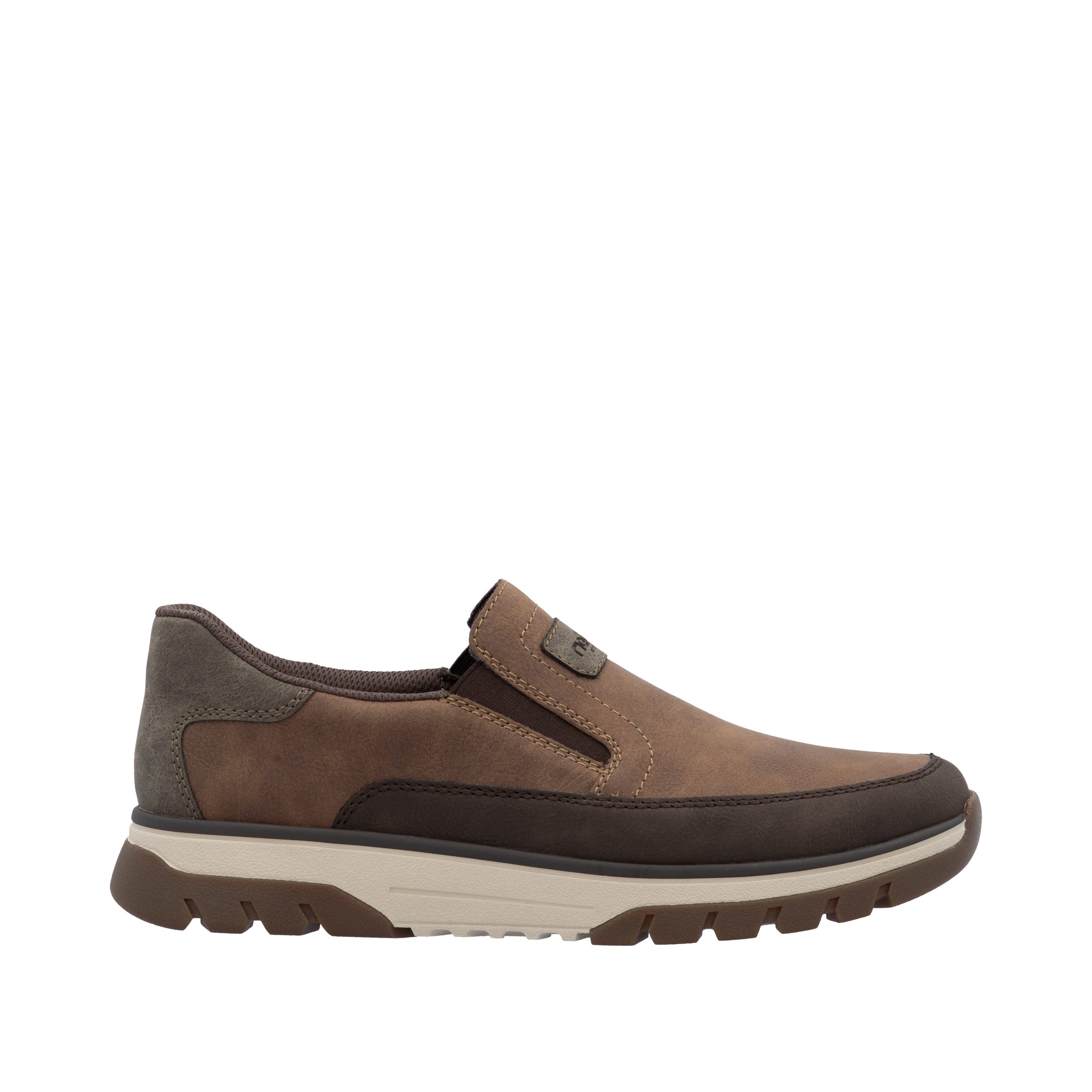 Rieker Slip-On Sneaker Slipper, Schlupfschuh, Halbschuh mit weicher MemoSoft-Innensohle