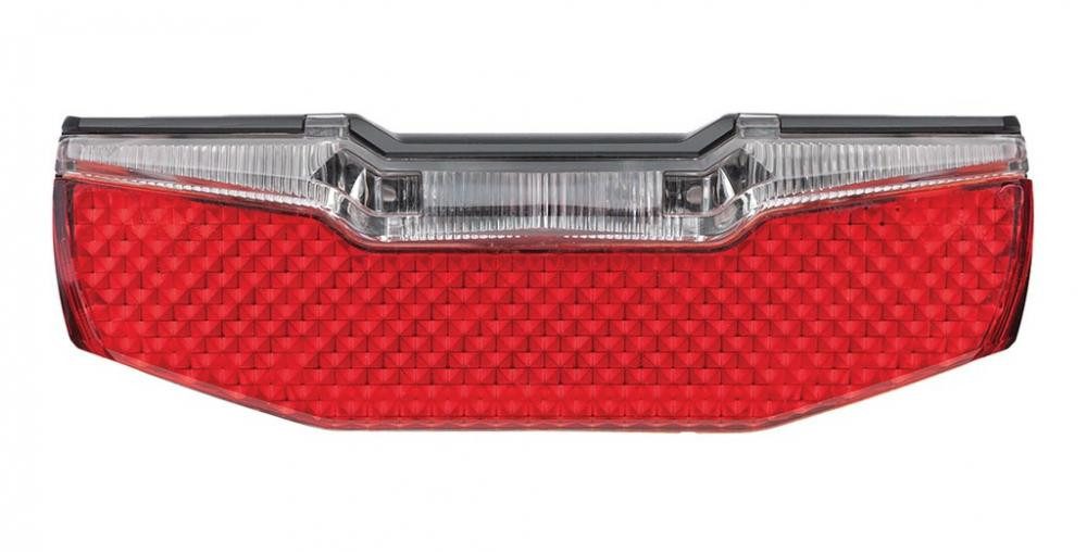 Fahrradbeleuchtung LED-E-Bike-Rücklicht AXA Blueline 6-12V, Gepäckträgerbefestigung 50mm