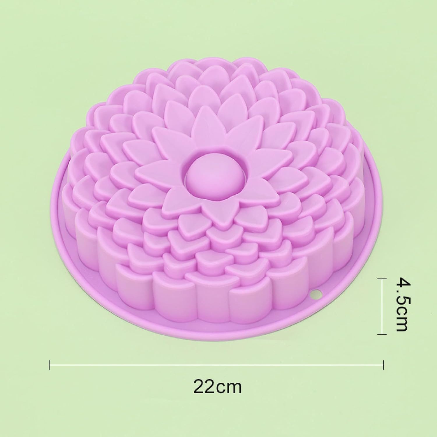 FELIXLEO Backform 2St Silikonbackform Sonnenblume Hochtemperaturbeständig Kuchenform., (1-tlg)