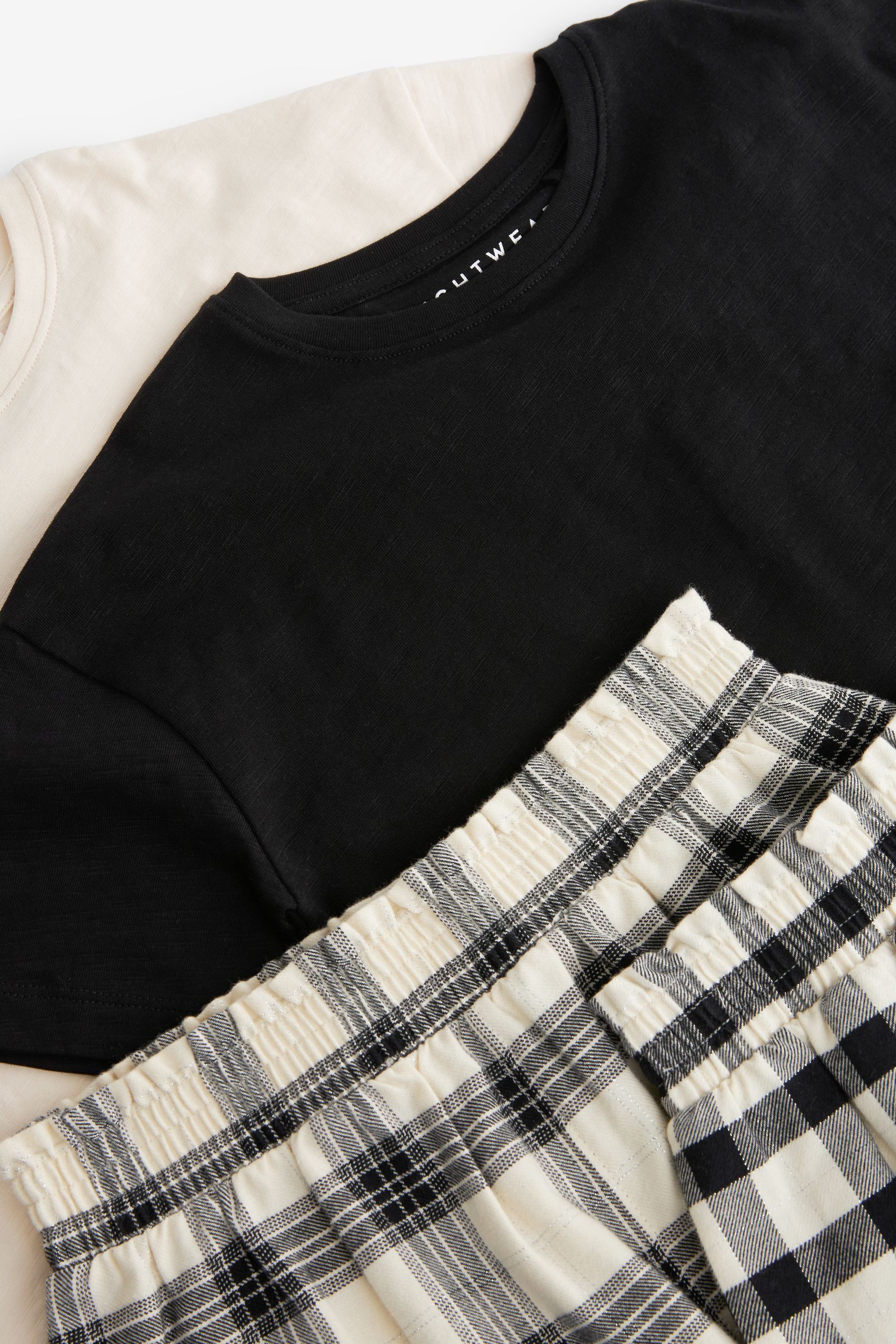 Next Pyjama Karierte Pyjamas aus Webstoff im 2er-Pack (4 tlg)