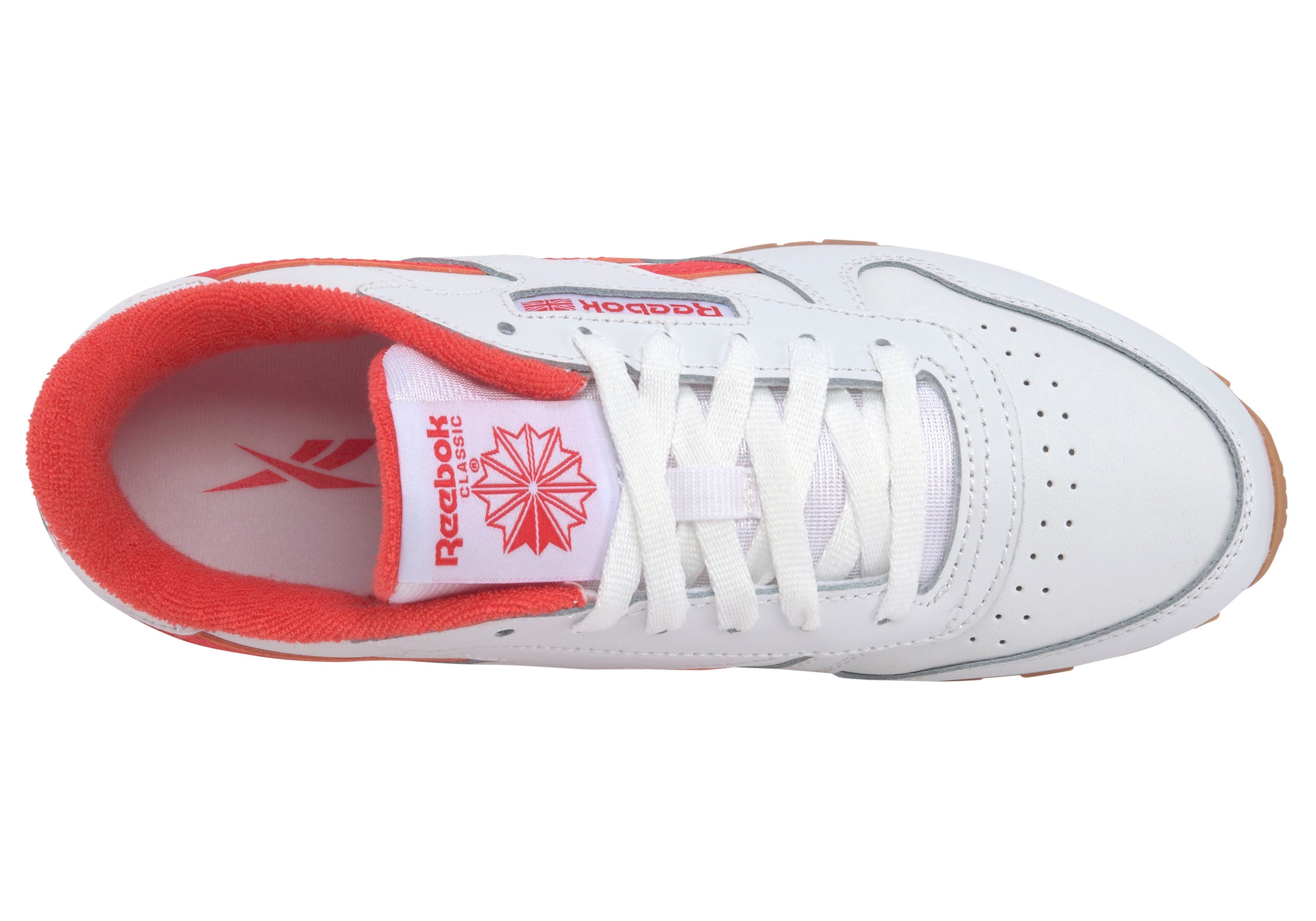 Sneaker Reebok Classic CLASSIC weiß-rot LEATHER