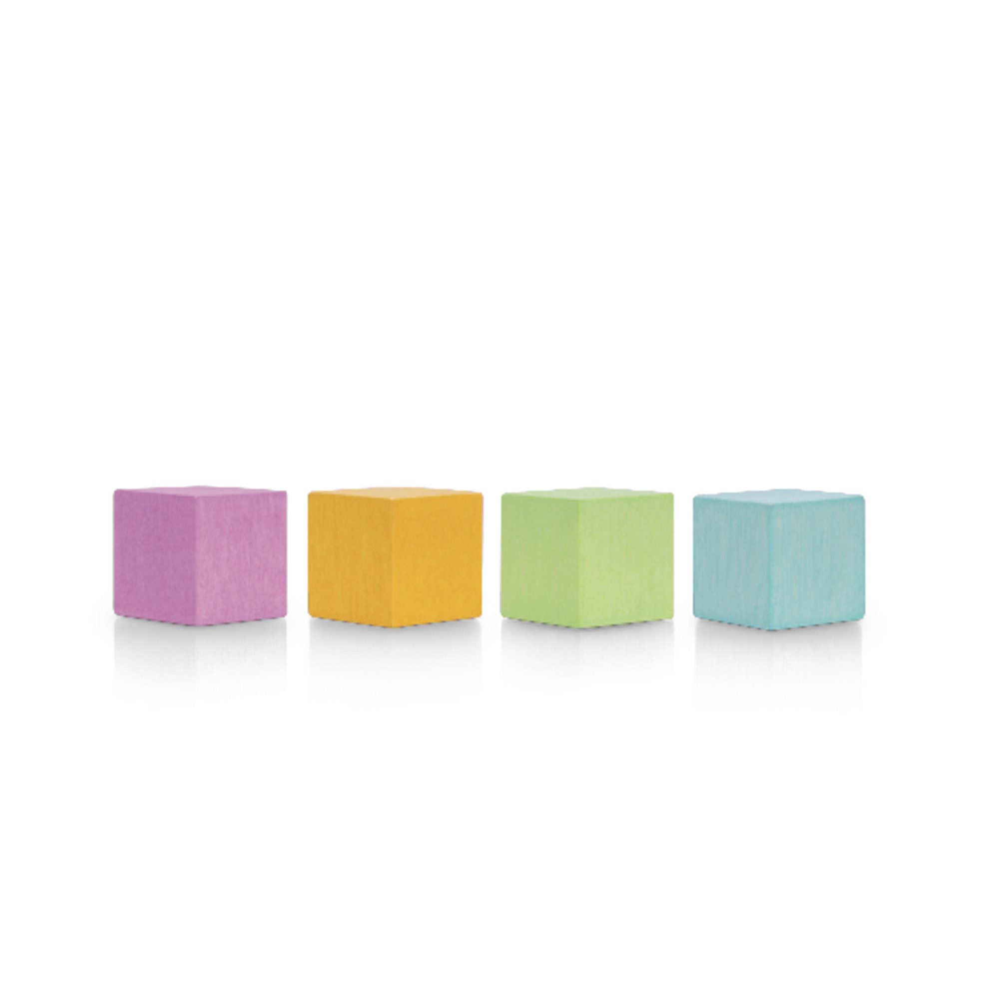 Magnet Magnet Wood Series Cube 16653410 20x20x20mm sortiert 4 Stück.