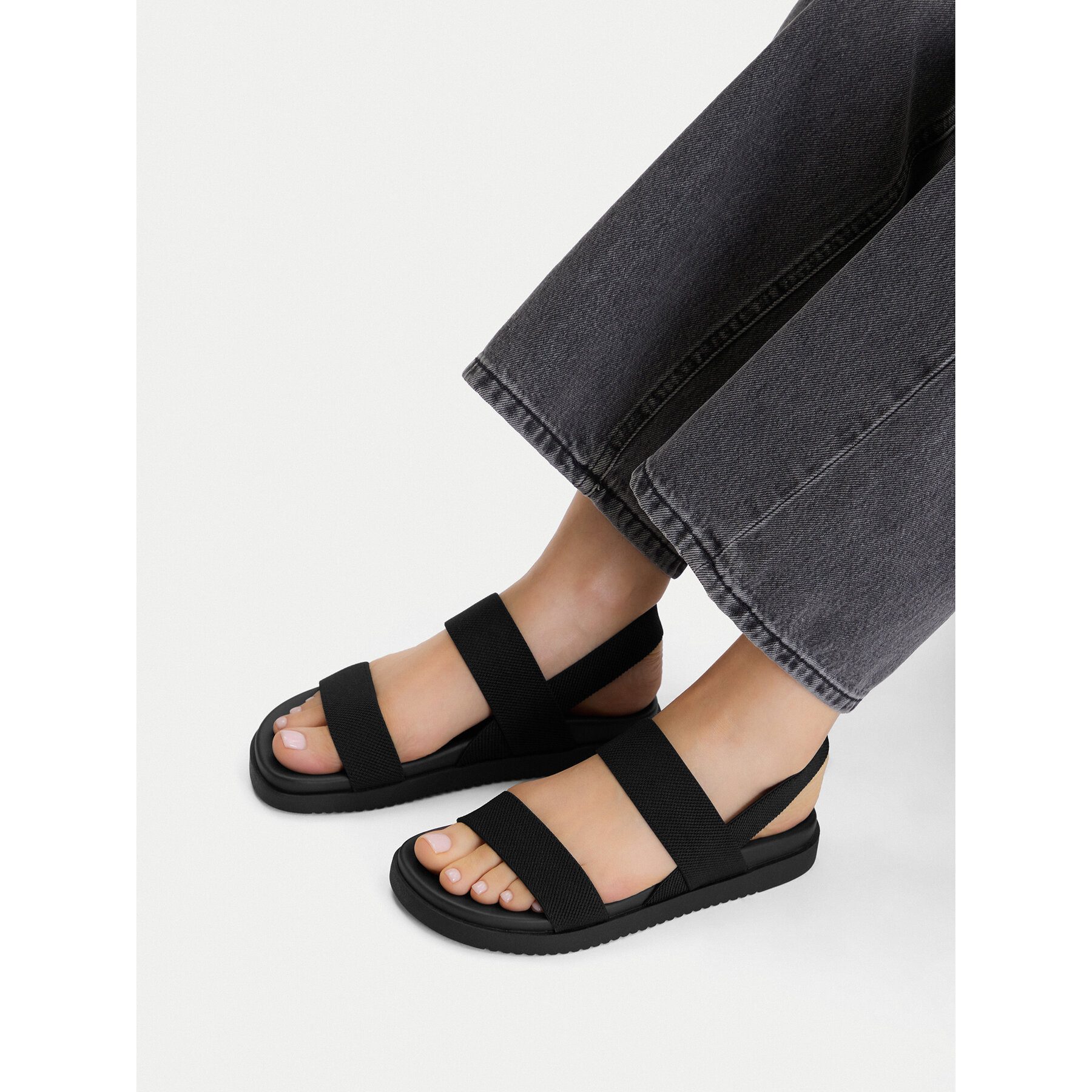 Jenny Jenny Damen-Sandalen Schwarz Sandale – Bild 2 von 4