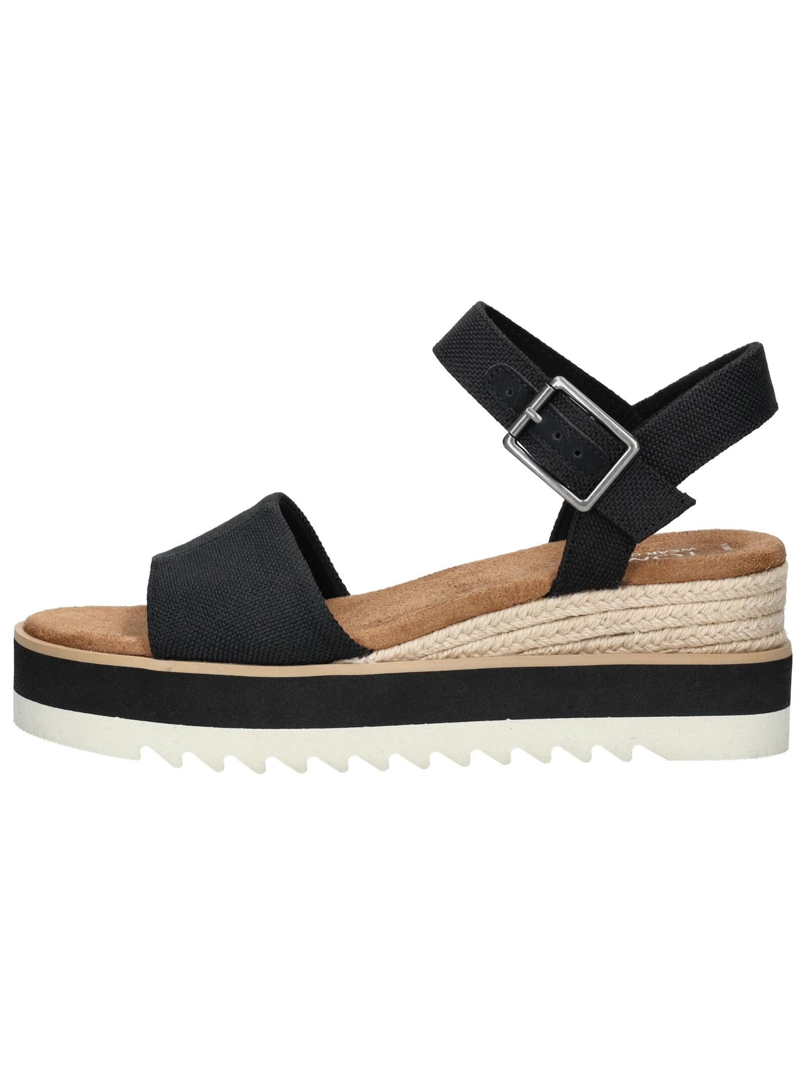 TOMS TOMS Sandalen Textil Keilsandalette günstig online kaufen