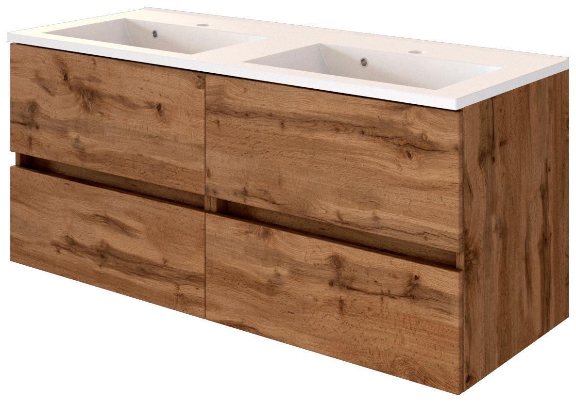 welltime Waschtisch Baabe, Breite 120 cm. Reduzierter Preis € 799,99. Unverbindliche Preisempfehlung € 1.179,99