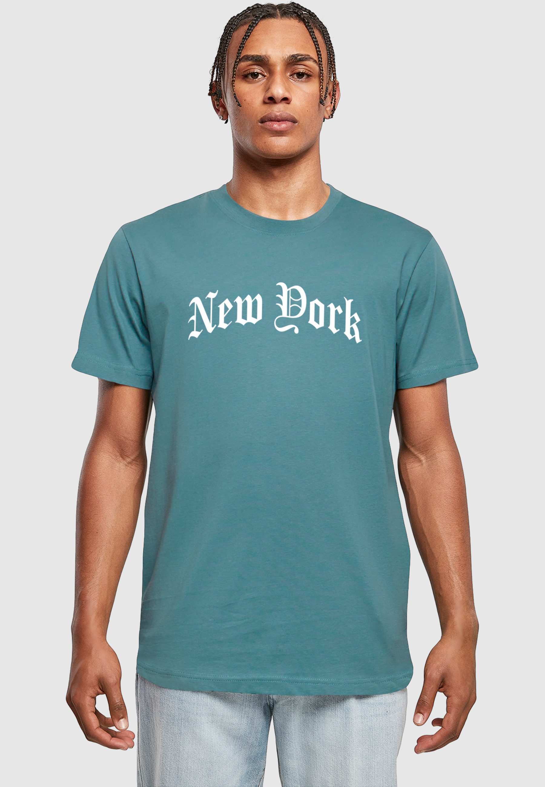 MisterTee T-Shirt MisterTee Herren New York Wording Tee (1-tlg)