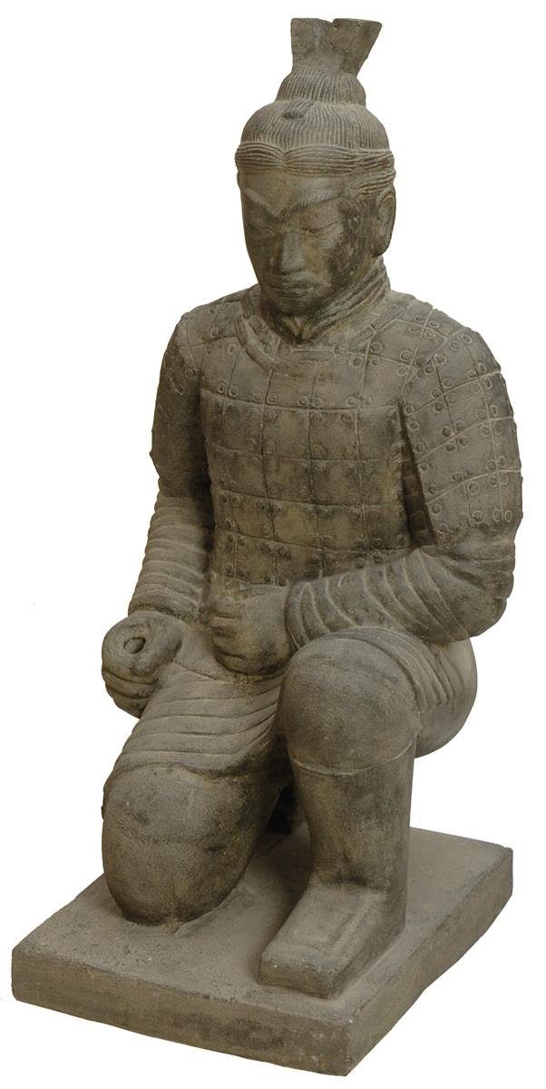 Krines Home Gartenfigur Gartenfigur Chinesischer Soldat Krieger