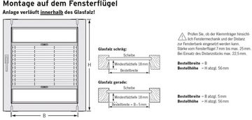 Plissee Start-up Style Honeycomb, sunlines, verdunkelnd, ohne Bohren, verspannt, Klemmfix, verspannt mit Simply-Fix Klemmträger, Wabenplissee, nach Maß