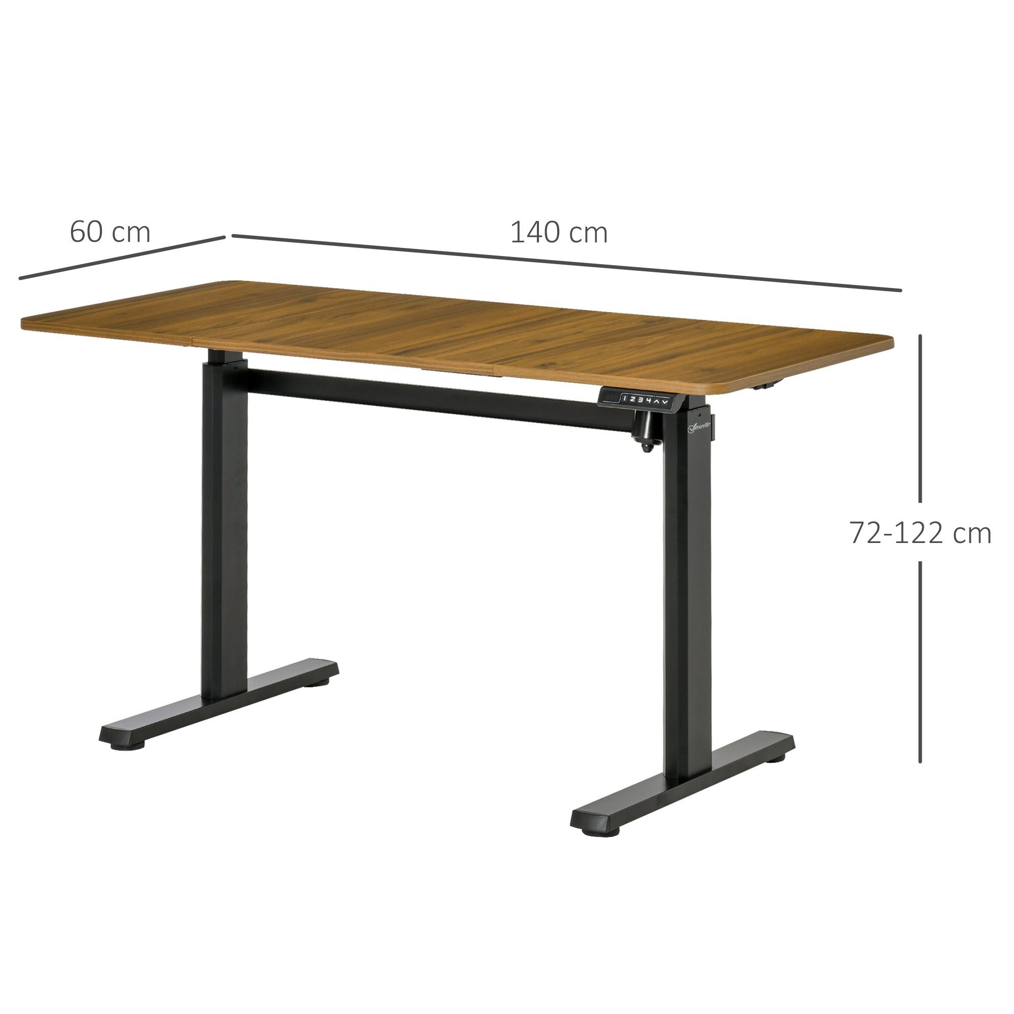 Vinsetto Computertisch Stehpult