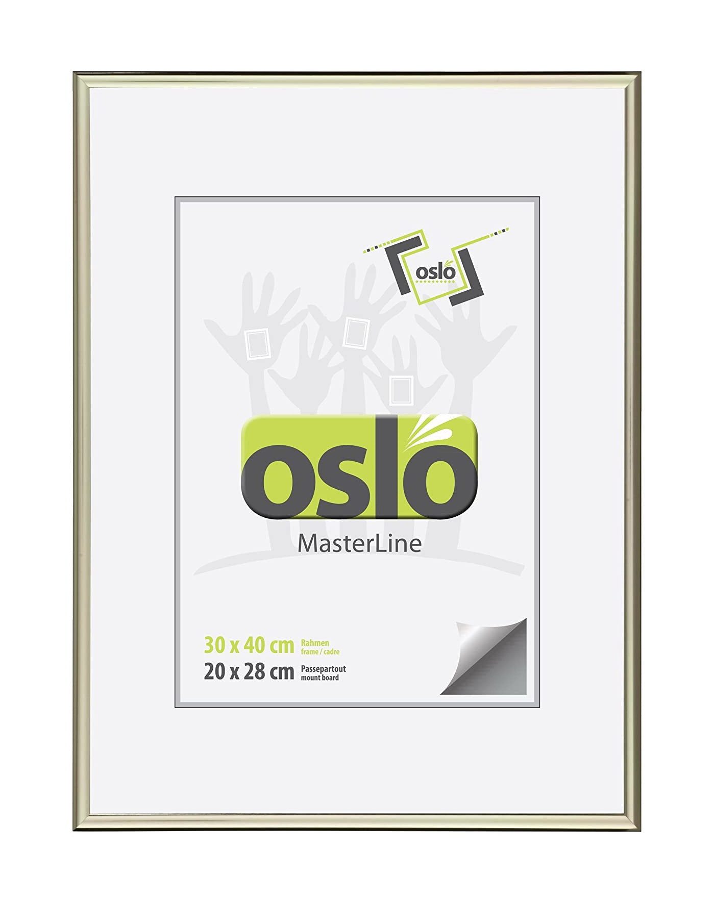 Oslo MasterLine Einzelrahmen Bilderrahmen Aluminium schmal günstig online kaufen