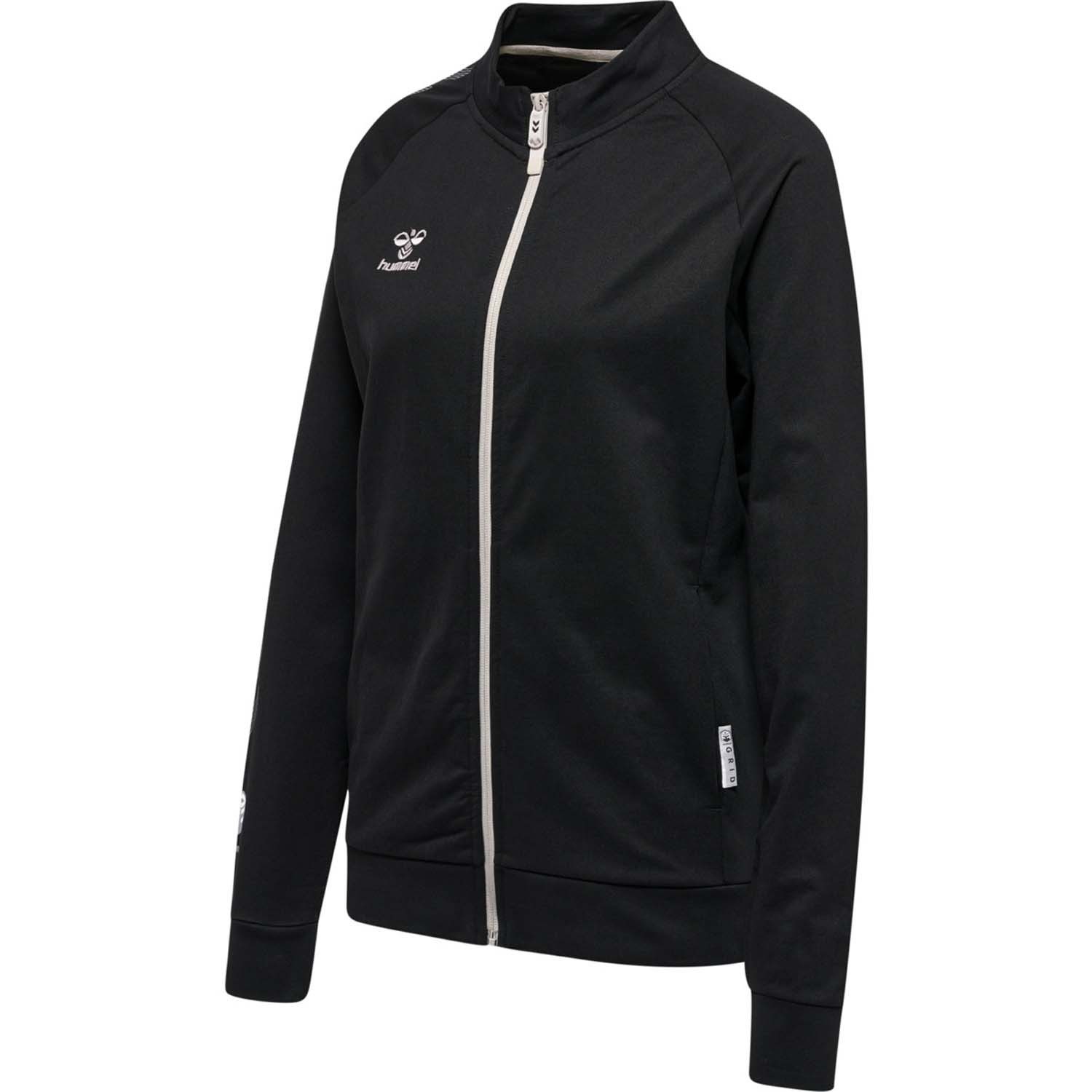 hummel Sweatjacke Hummel Damen Kapuzenjacke hmlMove Grid Cot. Zip Jacket 214790
