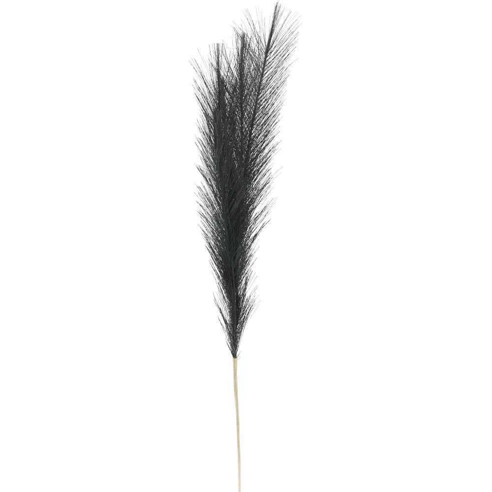 Kunstblume Feder Kunstzweig Kunstfeder Federstrauß 80 cm schwarz