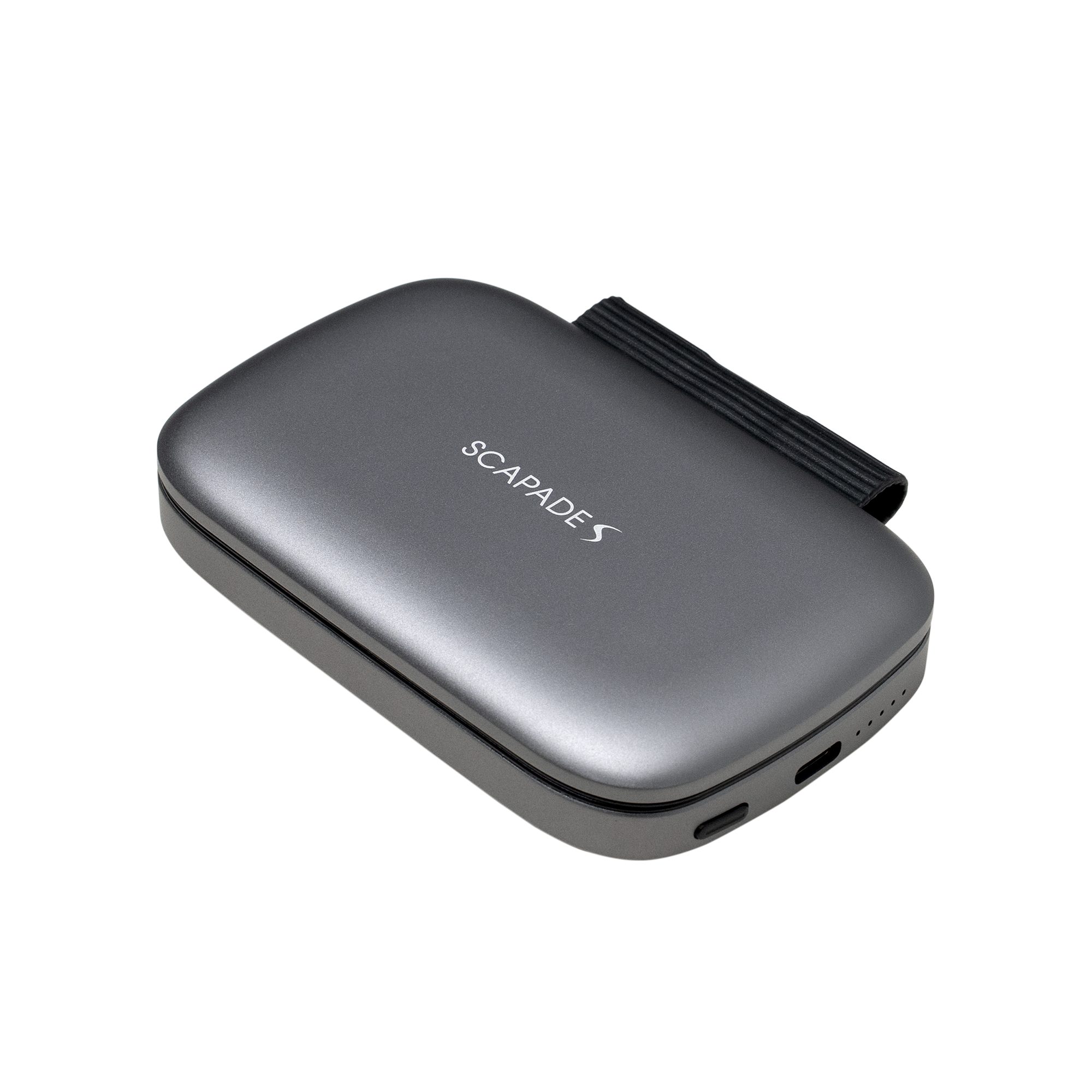 Scapade MagPower Pro – 3‑in‑1 faltbare magnetische Powerbank (5.000 mAh) Powerbank, kabelloses Laden