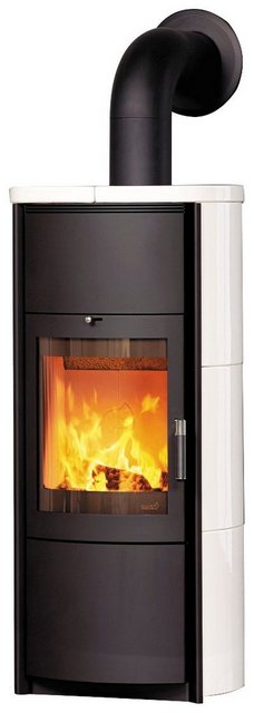Hark Dauerbrand Kaminofen Keno ECOplus Cremeweiß 7 kW mit Automatik EEK: A+
