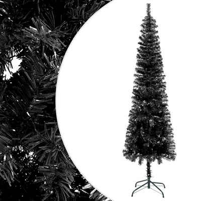 vidaXL Künstlicher Weihnachtsbaum »Schlanker Weihnachtsbaum Schwarz 120 cm«