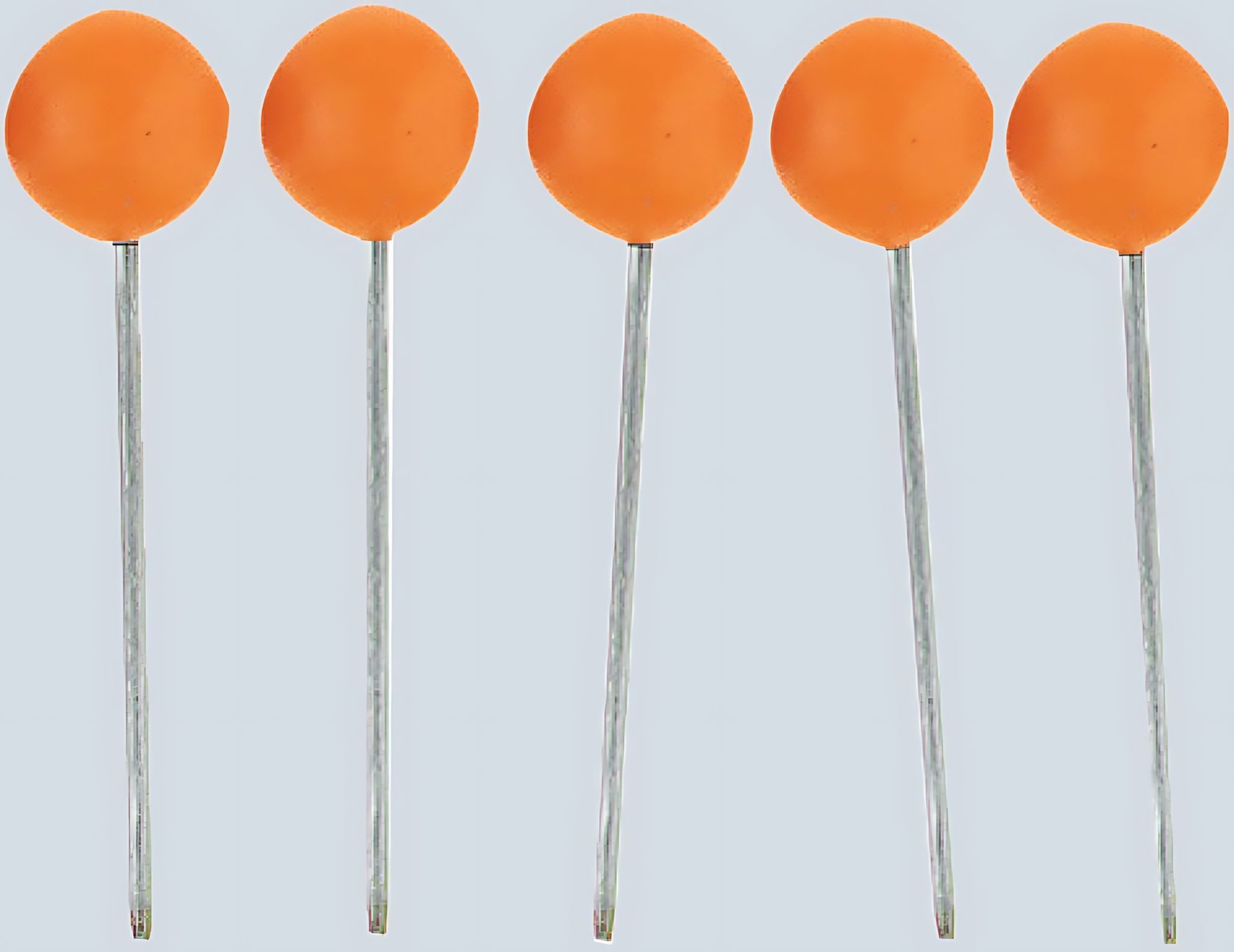 ALCO Moderationskoffer Alco Landkartennadel 16mm Ø5mm orange 100 Stück