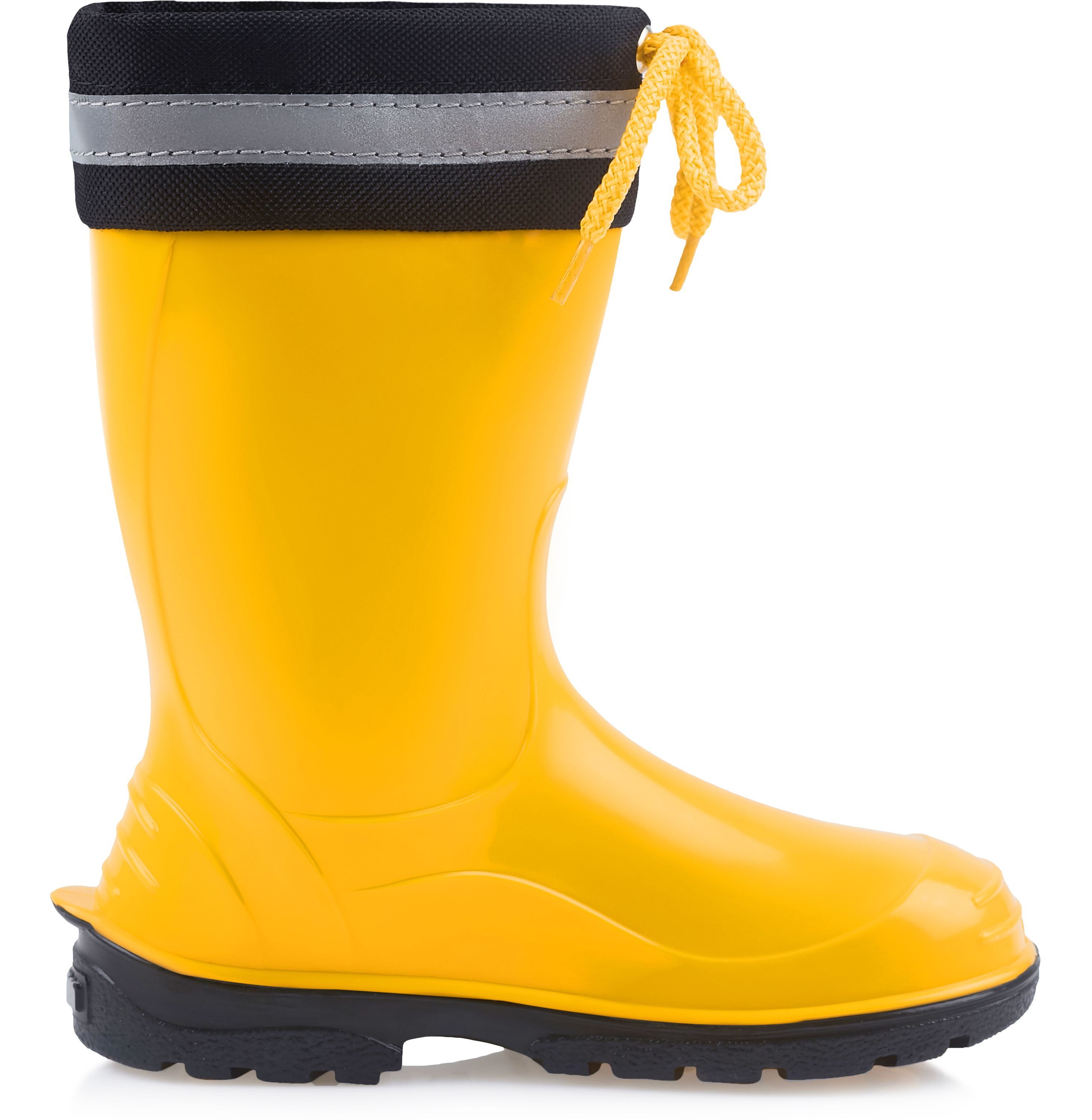 Ladeheid lange Regenschuhe für Mädchen und Jungen LA-972 Gummistiefel Kinder mit Stulpe zum Schnüren