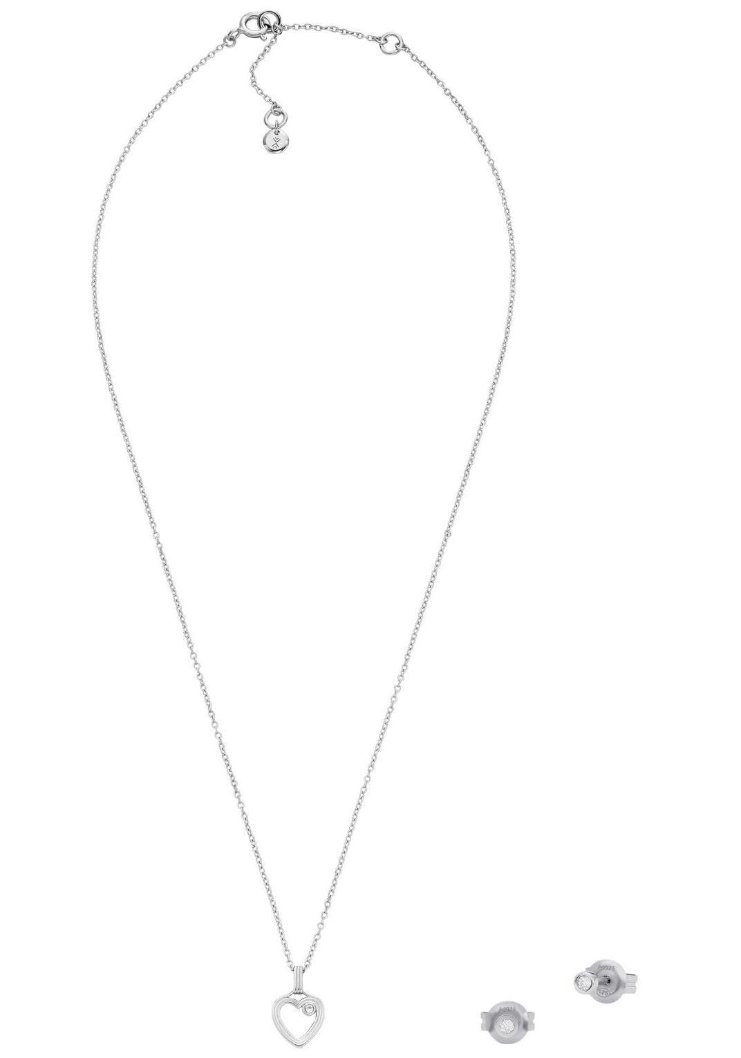 Skagen Ohrring und Ketten Set Herz, ELIN...