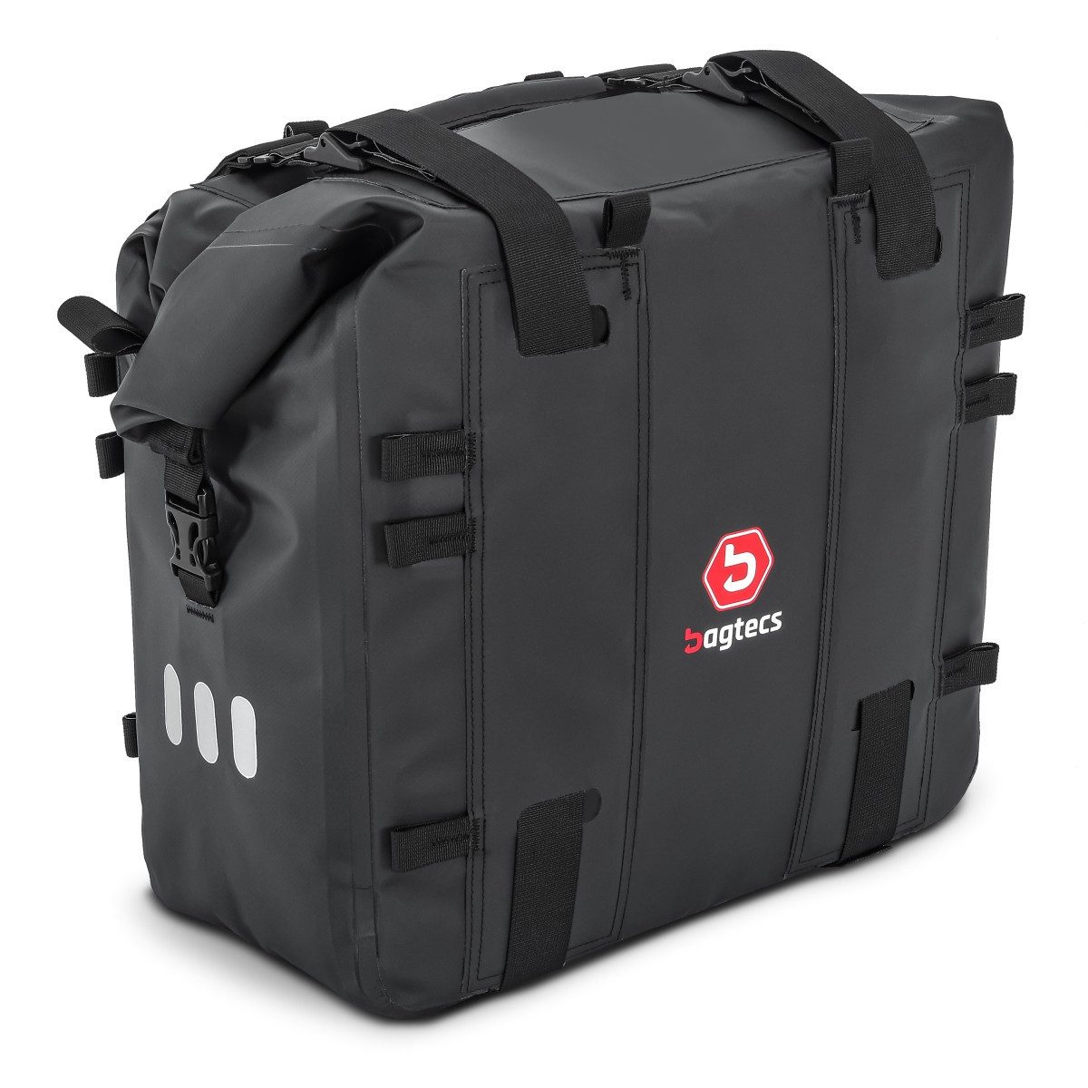 Bagtecs Kofferset Satteltaschen + Halter für Aprilia Tuareg 660 / Rally 22-25 Seitentasc
