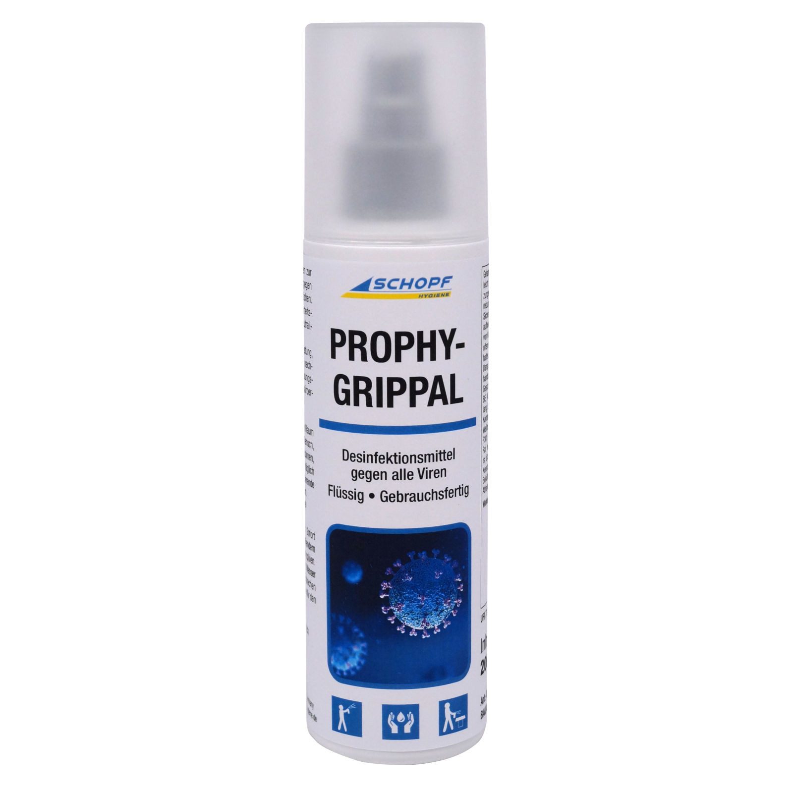 Desinfektionsmittelspender Prophygrippal Desinfektionsmittel gegen alle Viren - 200 ml