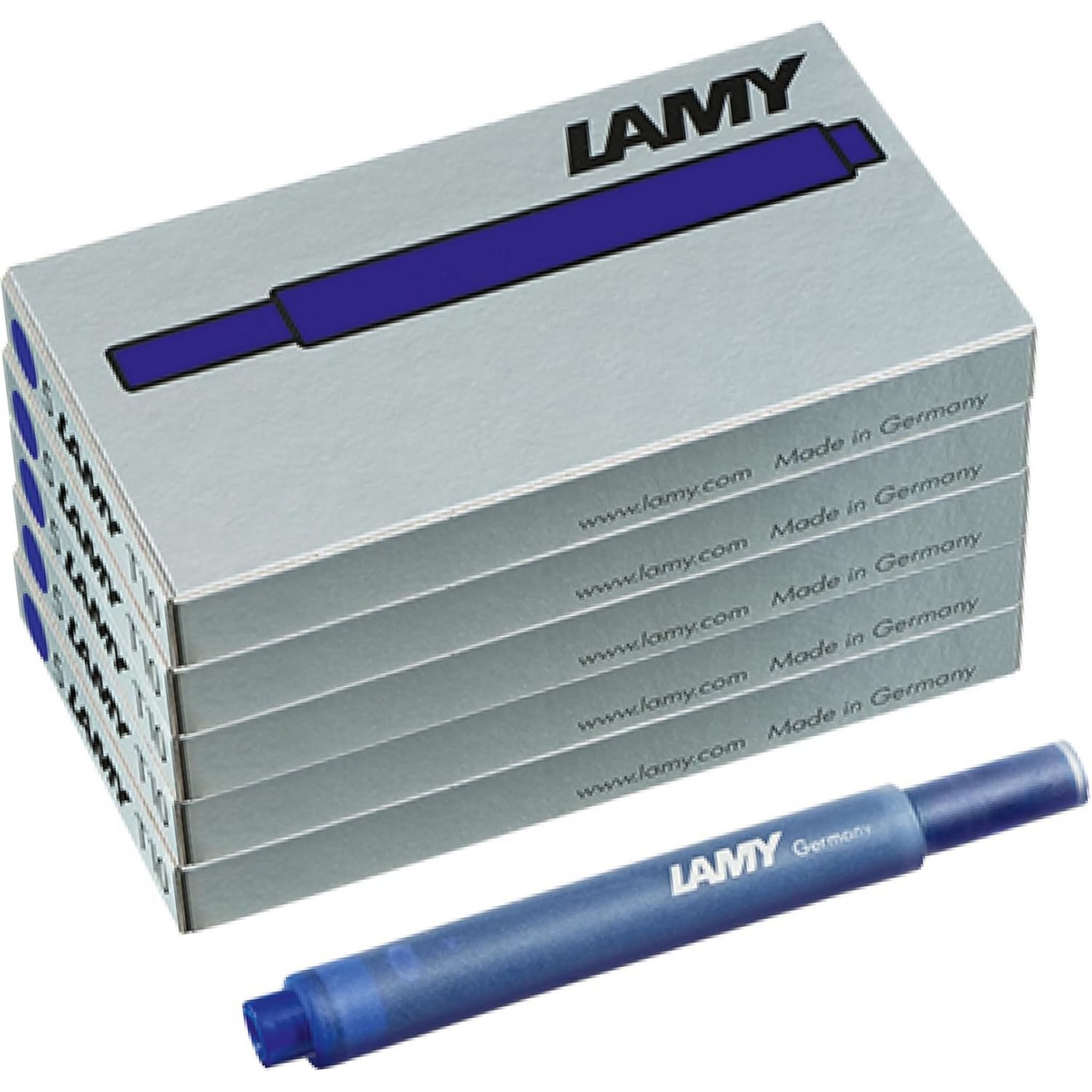 LAMY LAMY 5er Set - 25x Tintenpatronen T10 825 BLAU löschbar Tintenpatrone
