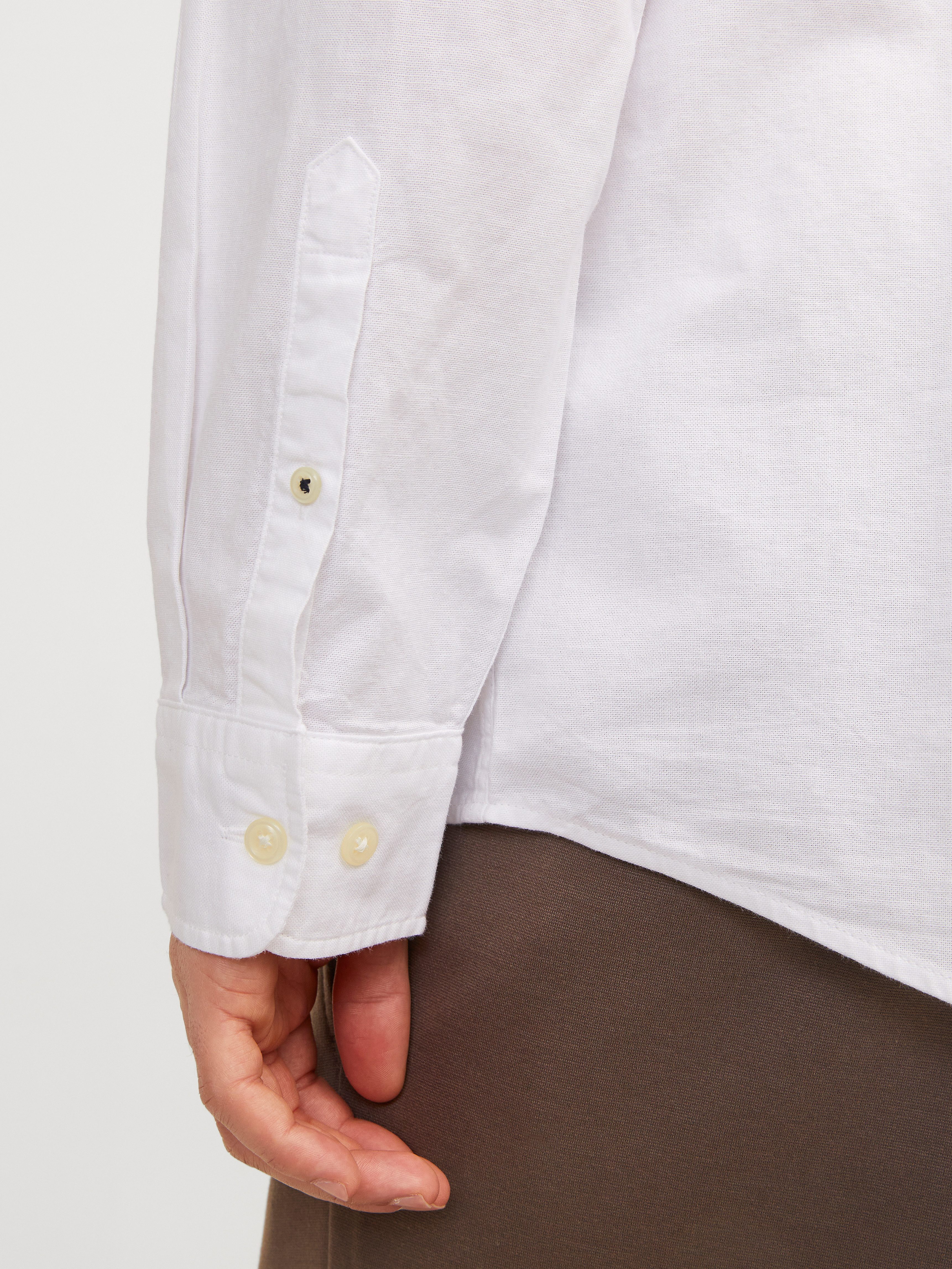 Jack & Jones Langarmhemd JJEOXFORD SHIRT LS NOOS – Bild 5 von 5