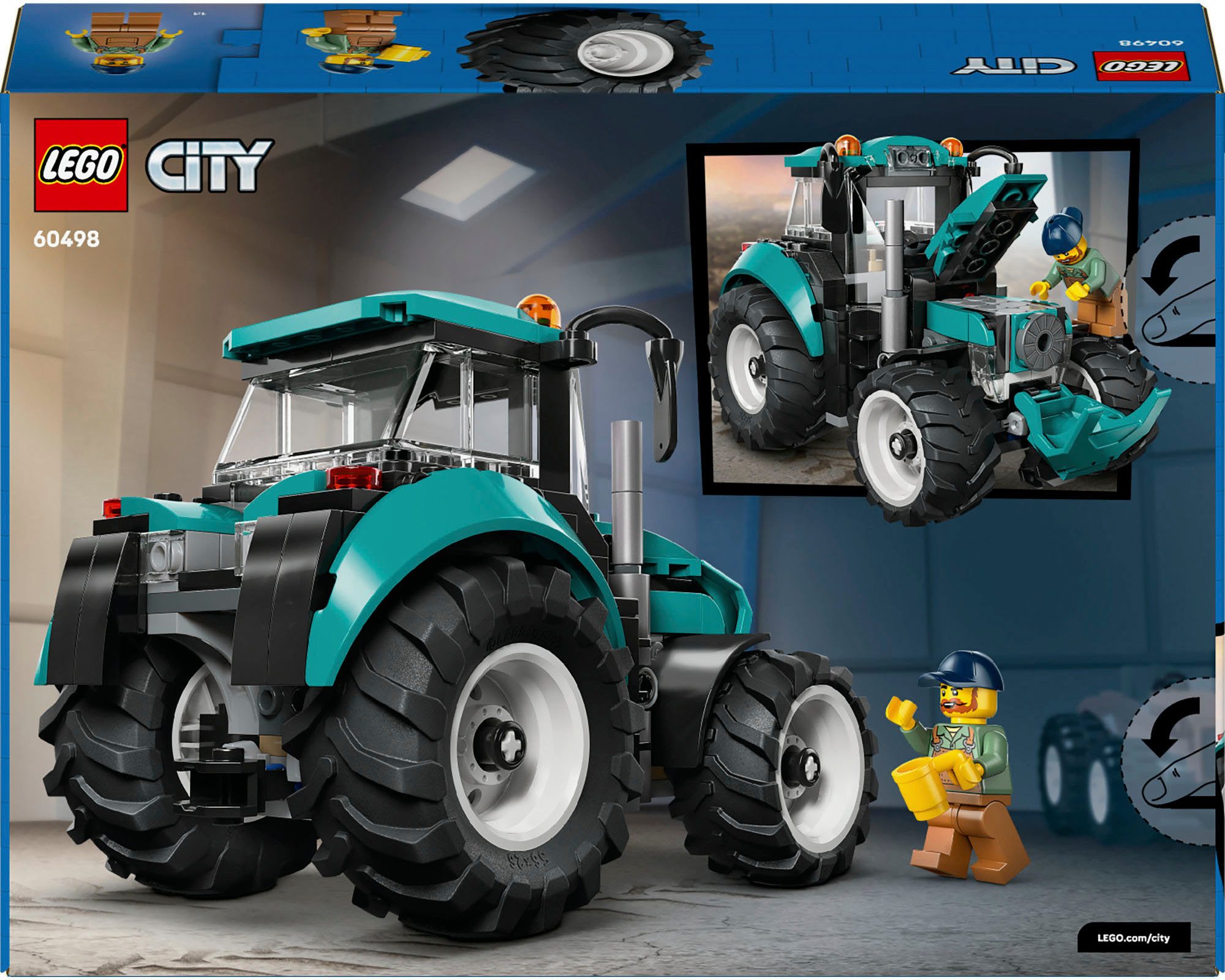 LEGO® Traktor (60498), LEGO City Konstruktionsspielsteine, (204 St), Made i günstig online kaufen