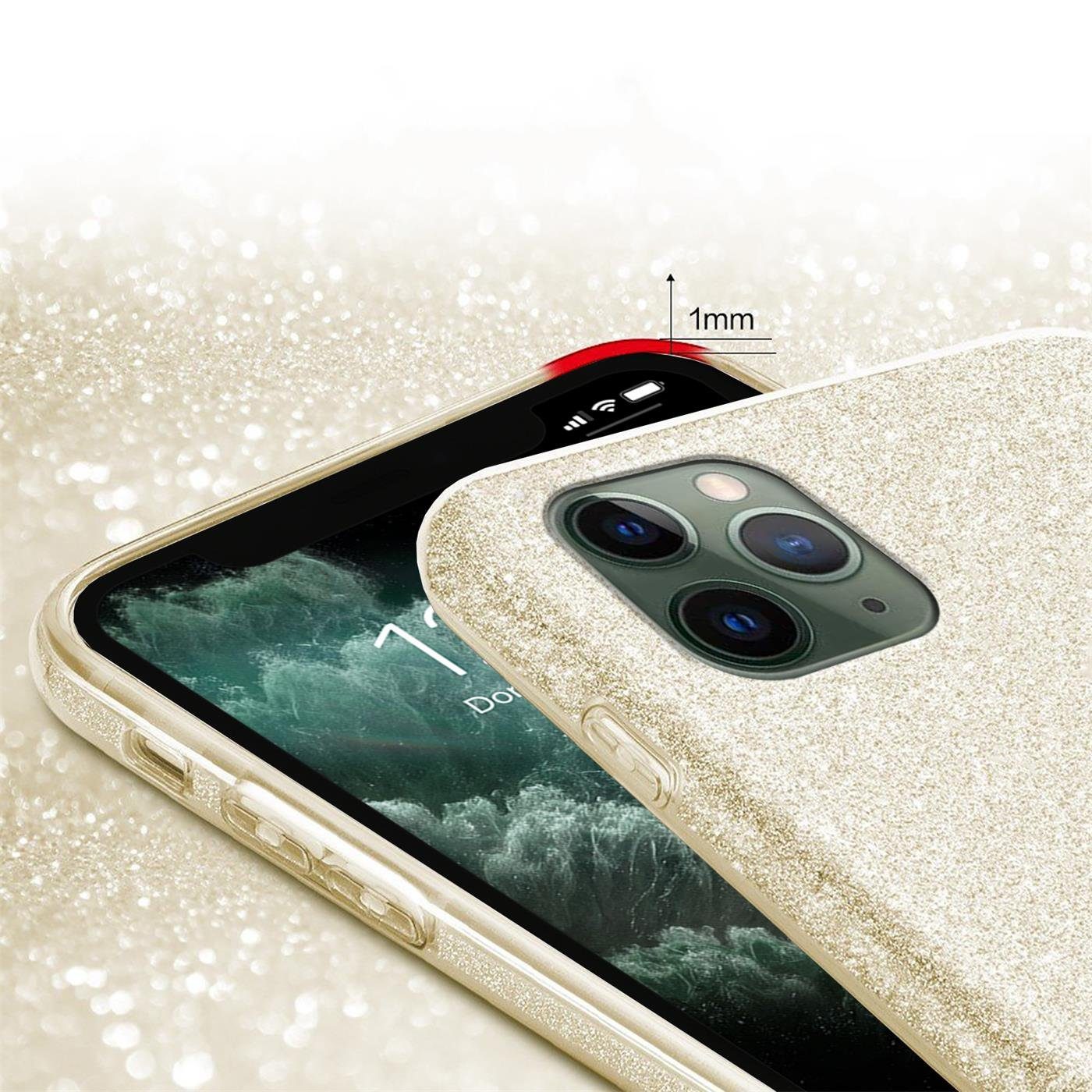 CoolGadget Handyhülle Glitzer Glamour Hülle für Apple iPhone 11 Pro 5,8 Zoll, Slim Case mit Glossy Effect Schutzhülle für iPhone 11 Pro Hülle