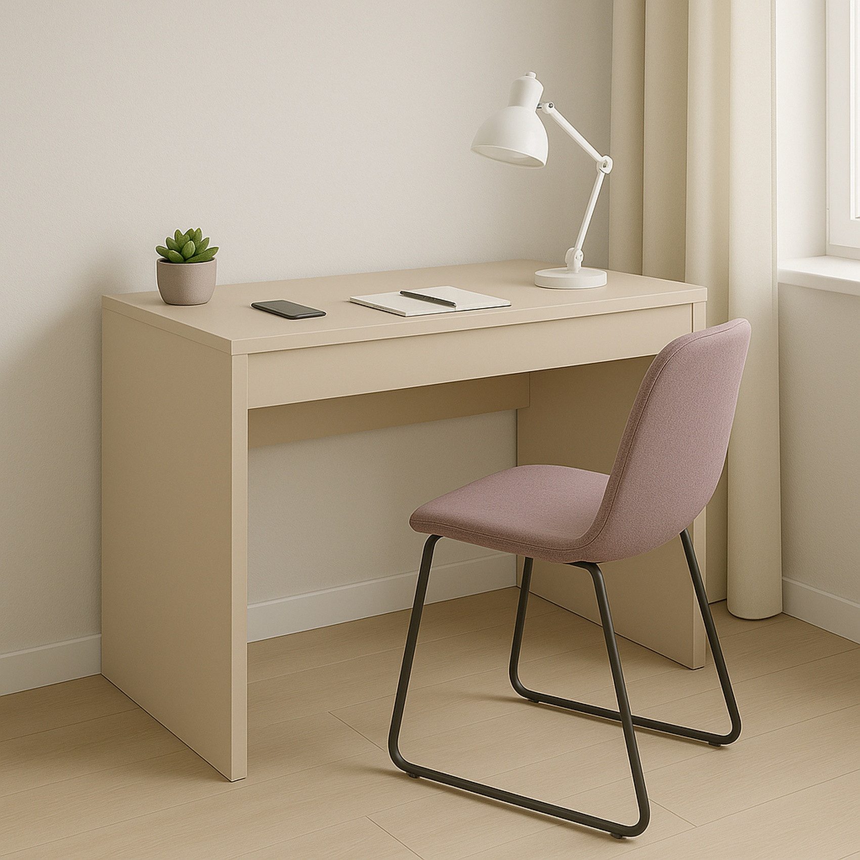 Raumhirsch Furniture Schreibtisch Computertisch, Bürotisch, Arbeitsplatz, Büroschreibtisch (Maße: 75 x 75 x 50 cm (1 Schublade, kompakte Form), viele Farbvarianten), modernes Design, stabile Konstruktion, einfache Montage