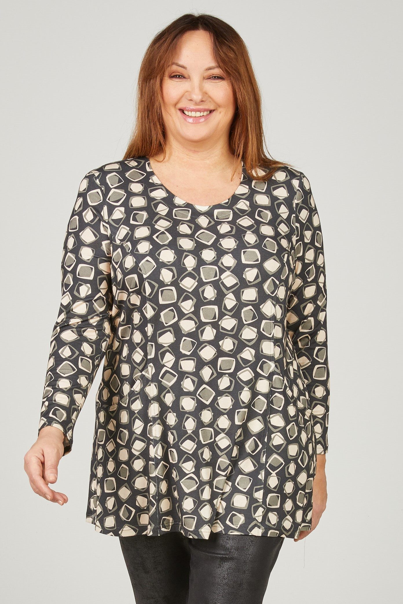 Mona Lisa Longshirt Große Größen in tollem Viskosemix günstig online kaufen