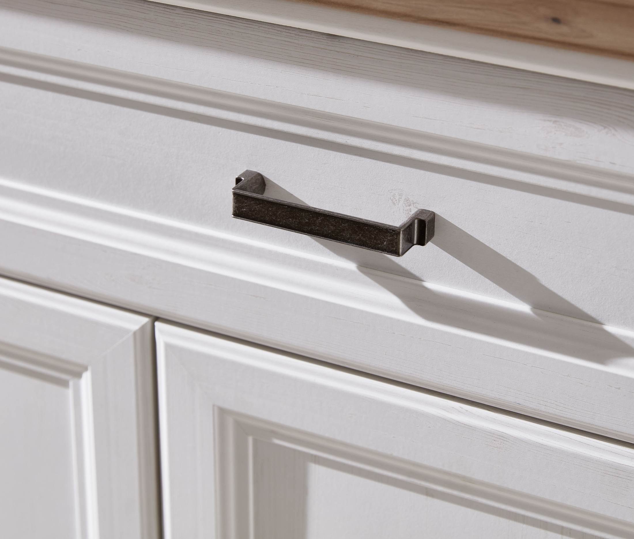 Innostyle Küchenbuffet Buffet Geschirrschrank JASMIN Pinie weiß Nachbildung