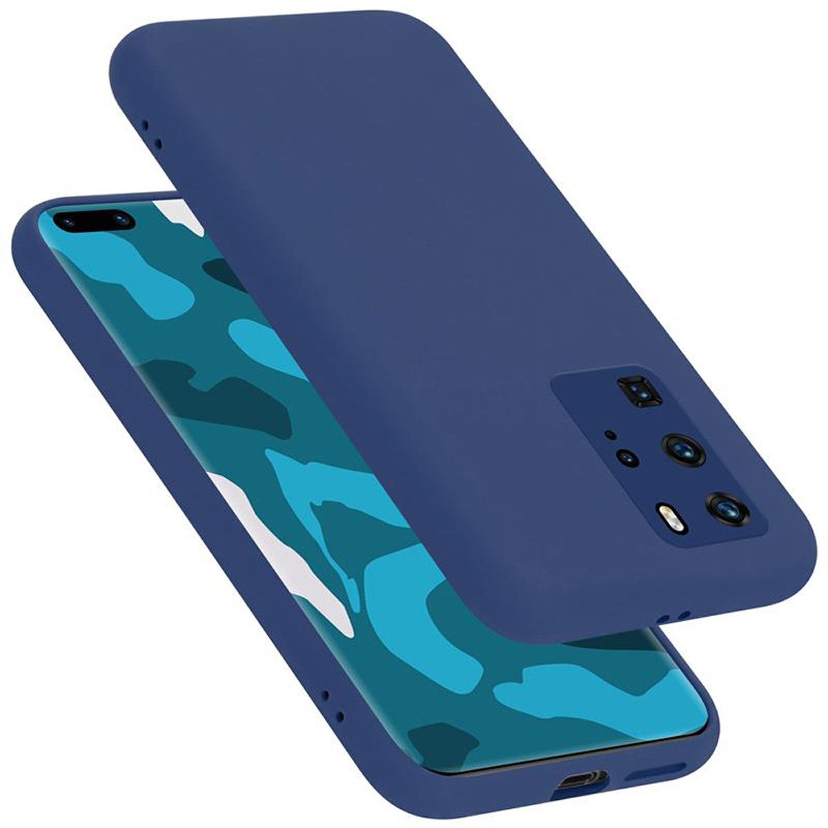 Cadorabo Handyhülle für Huawei P40 PRO / P40 PRO+ Hülle Huawei P40 PRO / P40 PRO+, Flexible Hülle TPU Silikon Schutzhülle Back Cover Case