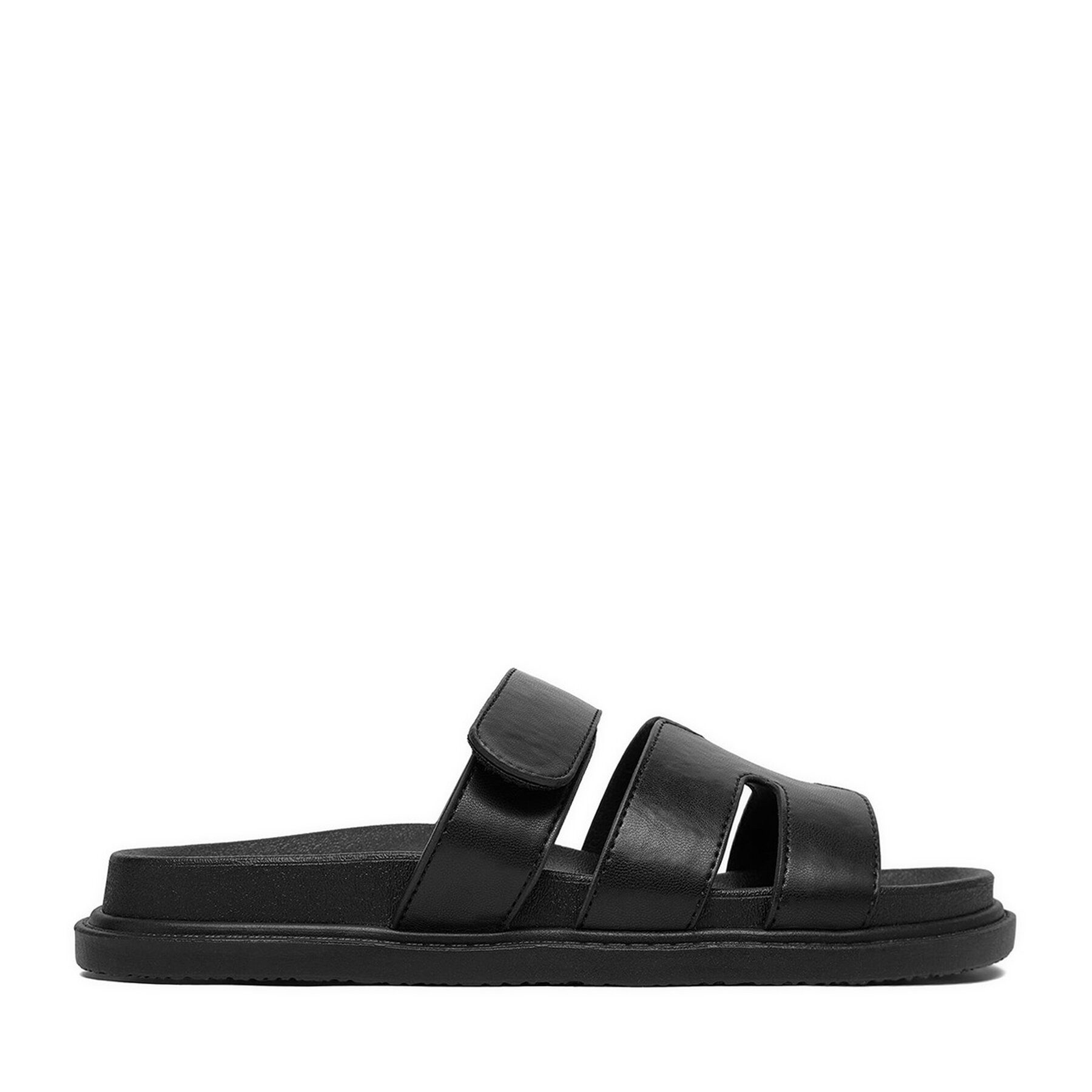 Jenny Damen-Flip-Flops, Schwarz Badepantolette