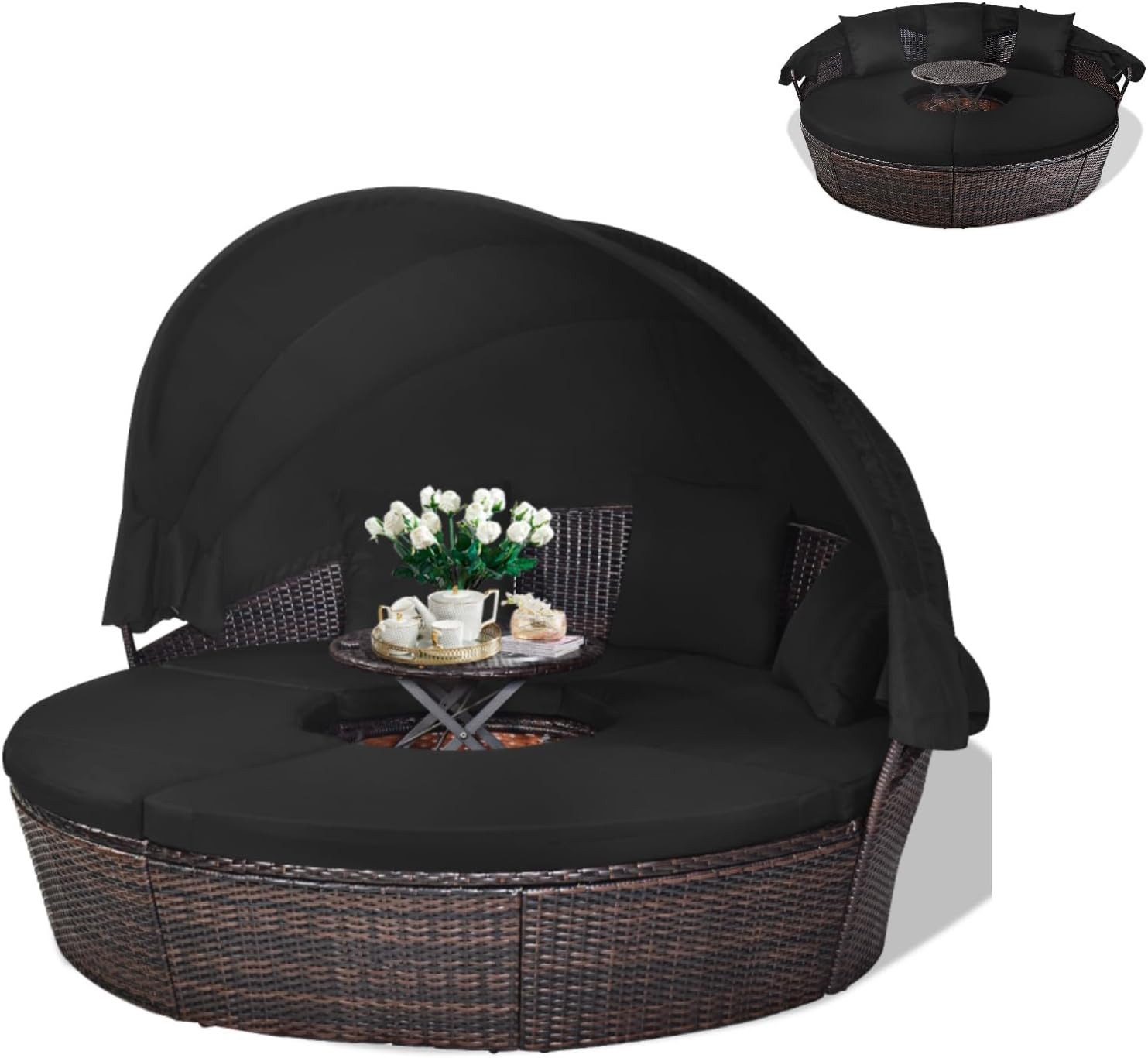 Sonneninseln mit Dach kaufen » Gartenmuscheln mit Dach OTTO