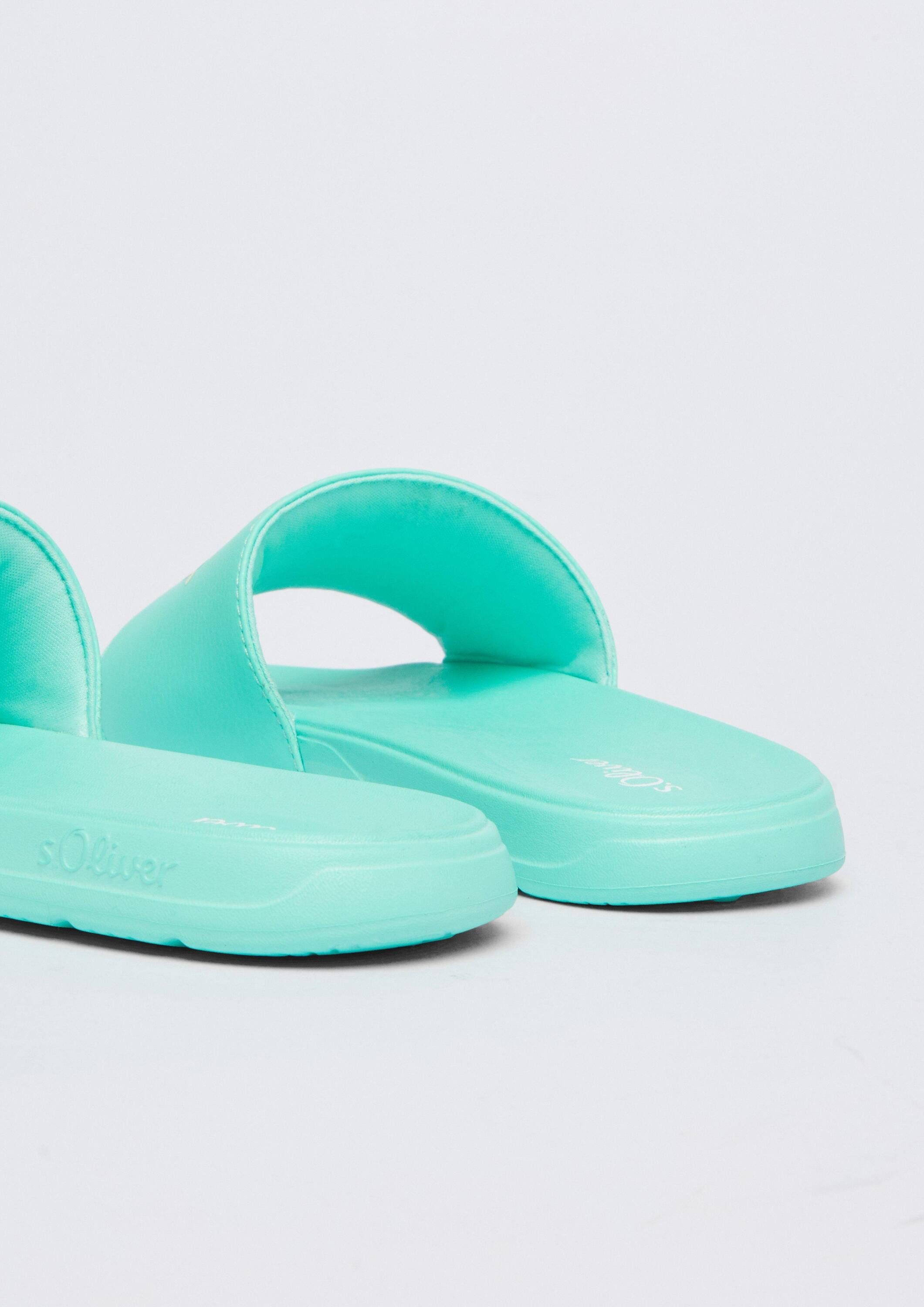 s.Oliver Pantoletten Slipper Pantoletten mit Logo