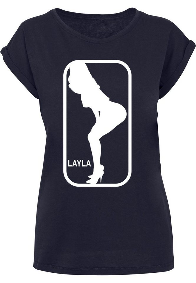 Merchcode T-Shirt Damen Ladies Layla Dance X T-Shirt (1-tlg) | T-Shirts