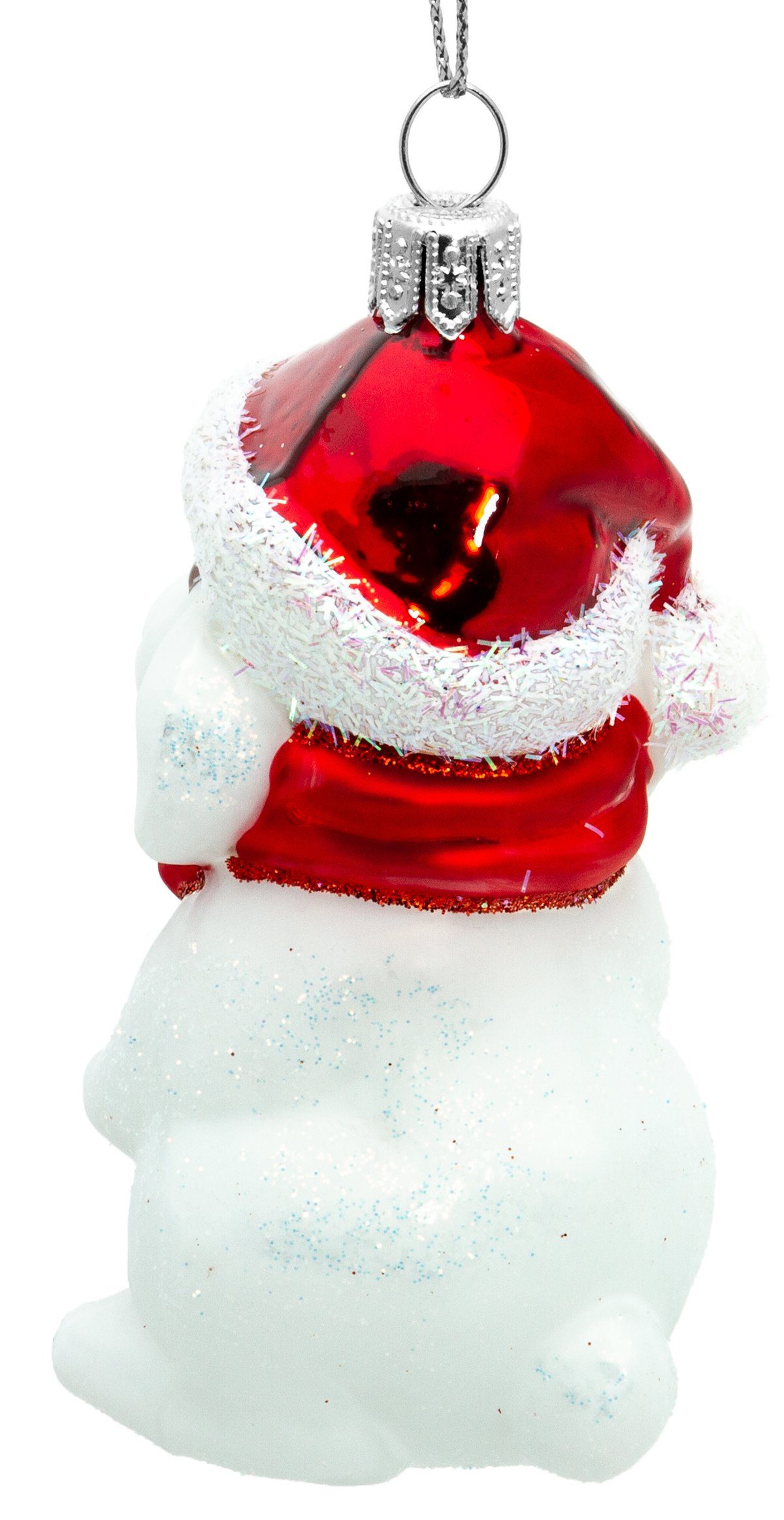 SIKORA Christbaumschmuck Hase mit Mütze Besondere Weihnachtskugel Glas Figu günstig online kaufen
