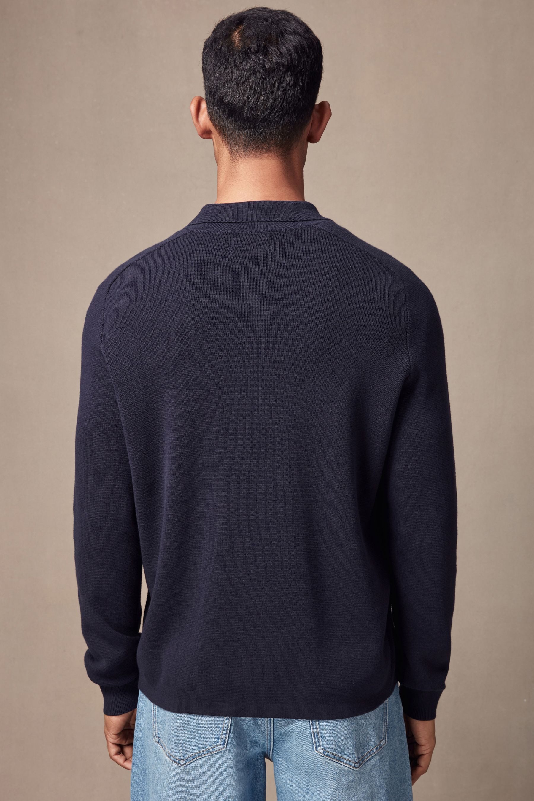 Next Strickjacke Relaxed Fit Hemdjacke aus 100 % Baumwollstrick (1-tlg) günstig online kaufen