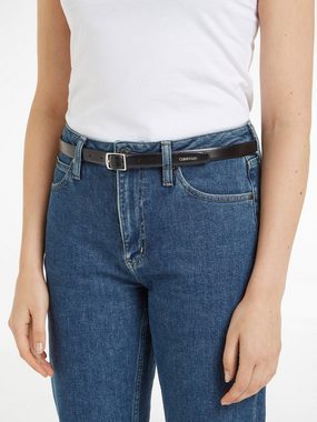 Calvin Klein Ledergürtel SLIM SQUARE BUCKLE BELT 2.0