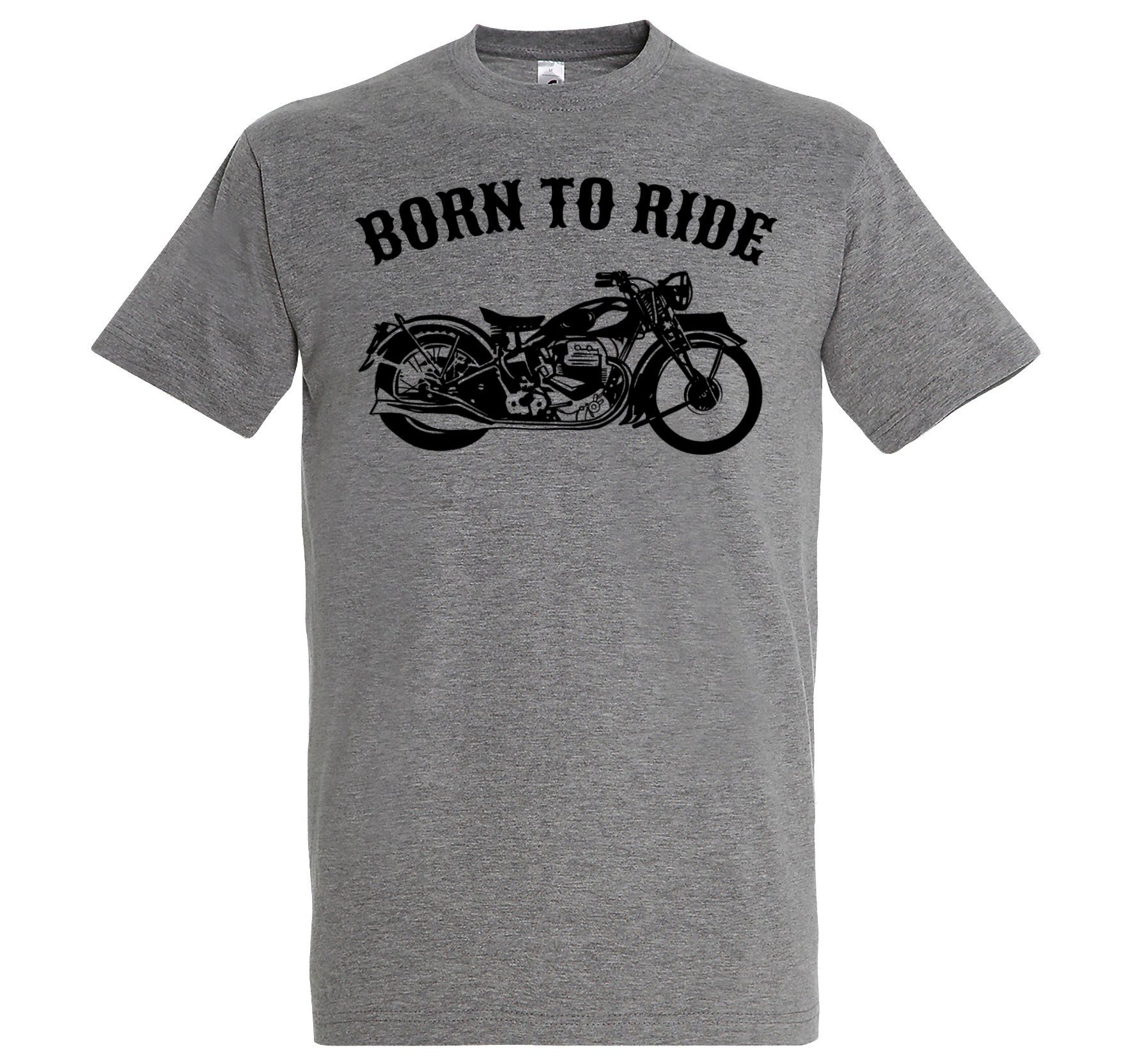 Youth Designz Print-Shirt Born To Ride Herren T-Shirt Biker Motorrad mit mo günstig online kaufen