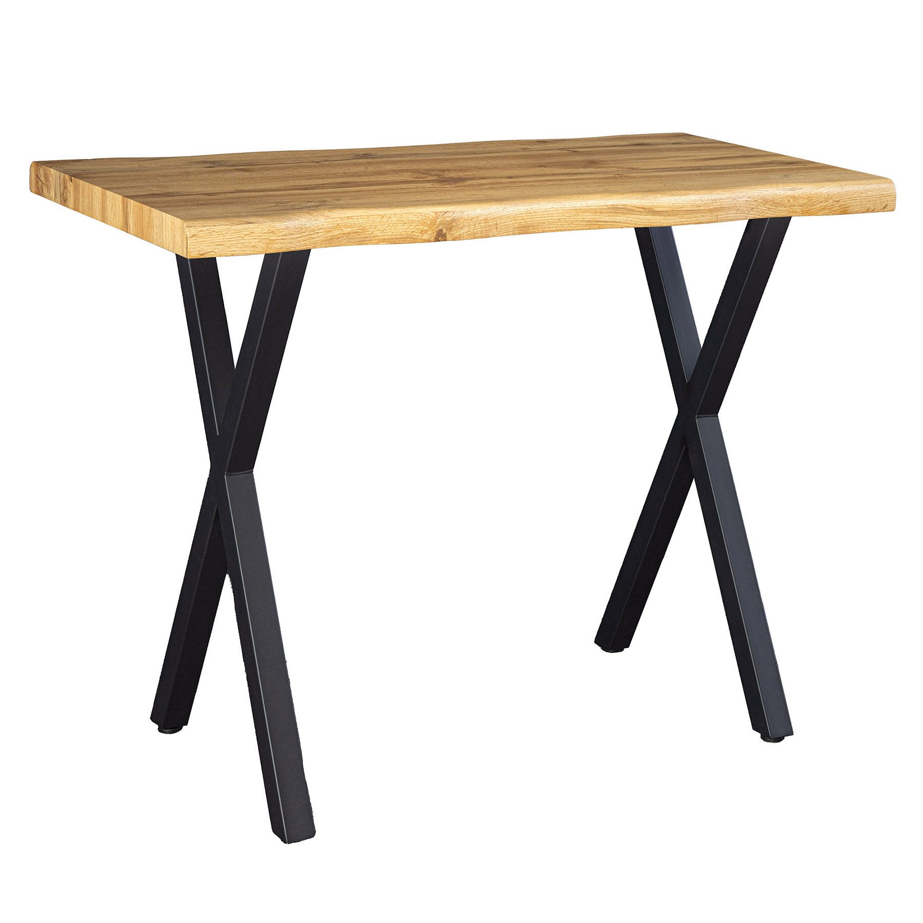 riess-ambiente Bartisch WILD 120cm braun / schwarz · Theke mit Baumkante im günstig online kaufen