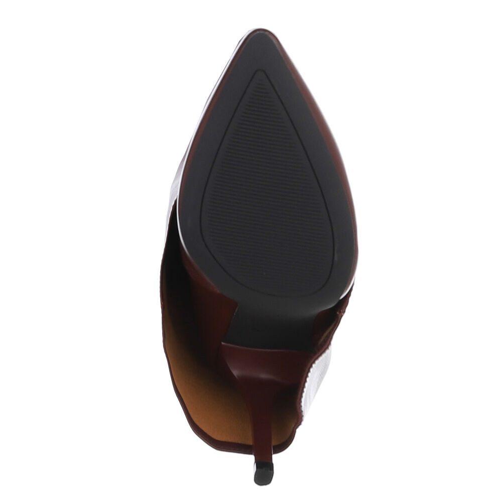 Ital-Design Damen Party & Clubwear High-Heel-Stiefel (90829552) Pfennig-/Stilettoabsatz Stiefel in Weinrot